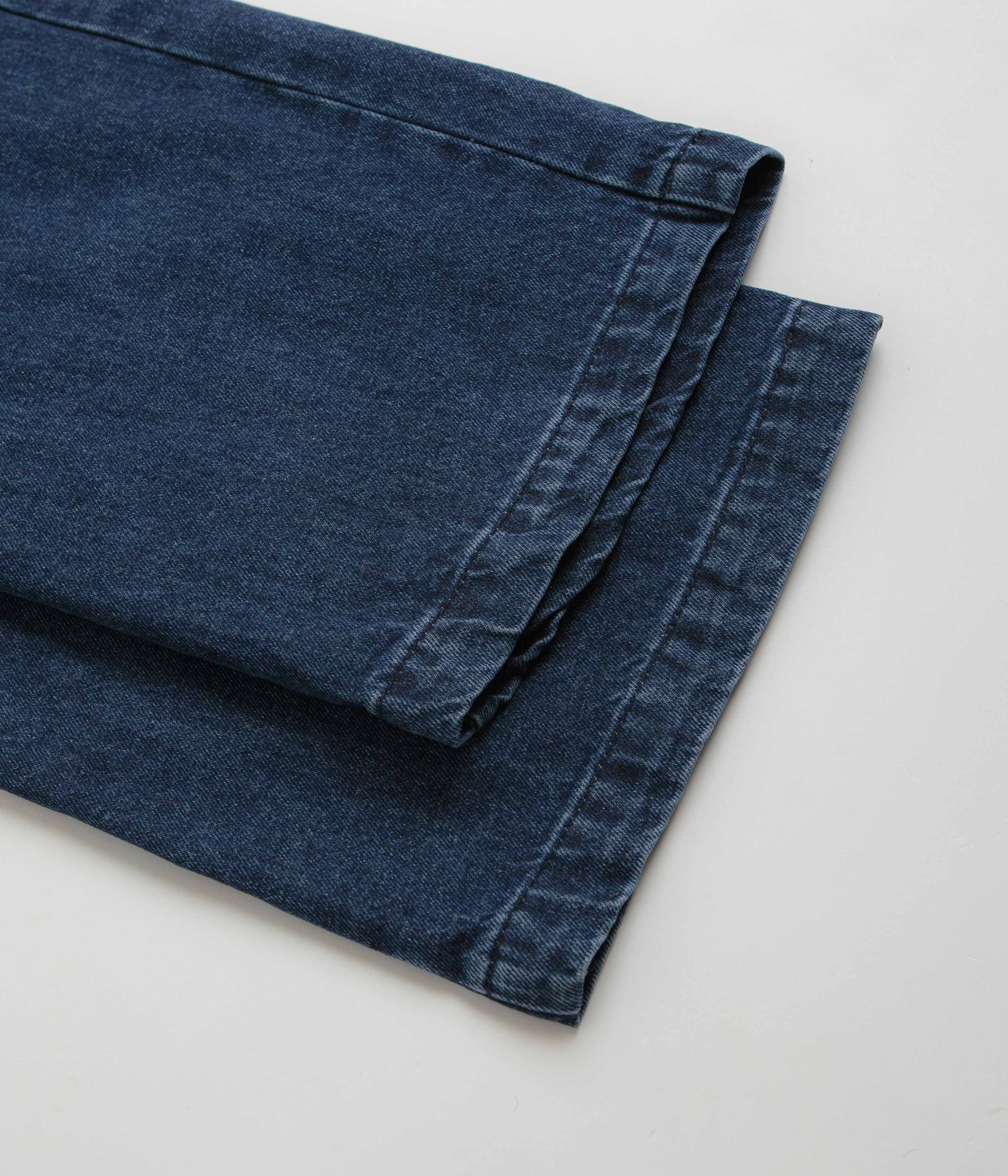 Dickies Double Knee Jeans - Stonewashed Indigo Blue - Image 10