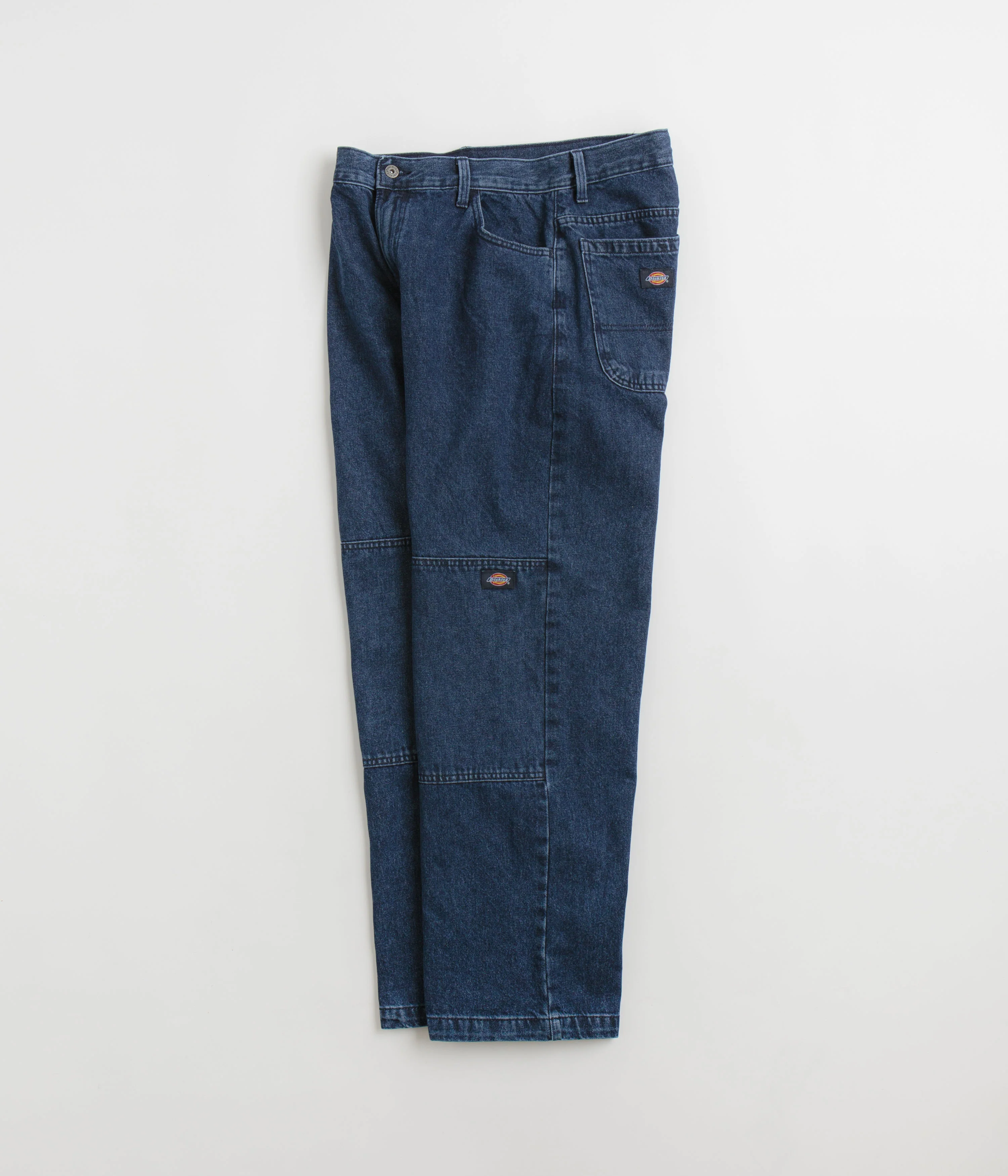 Dickies Double Knee Jeans - Stonewashed Indigo Blue - Image 2