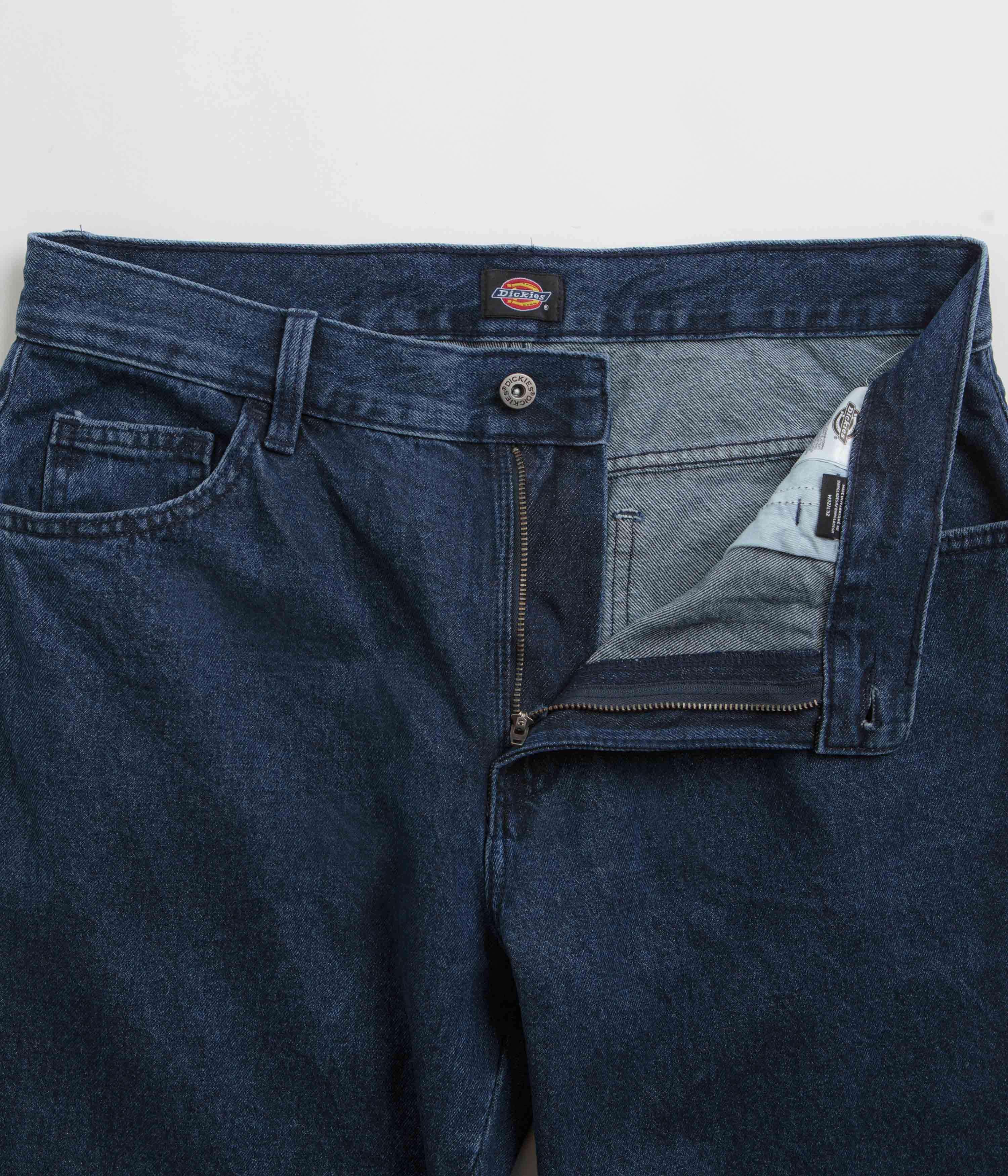 Dickies Double Knee Jeans - Stonewashed Indigo Blue - Image 5