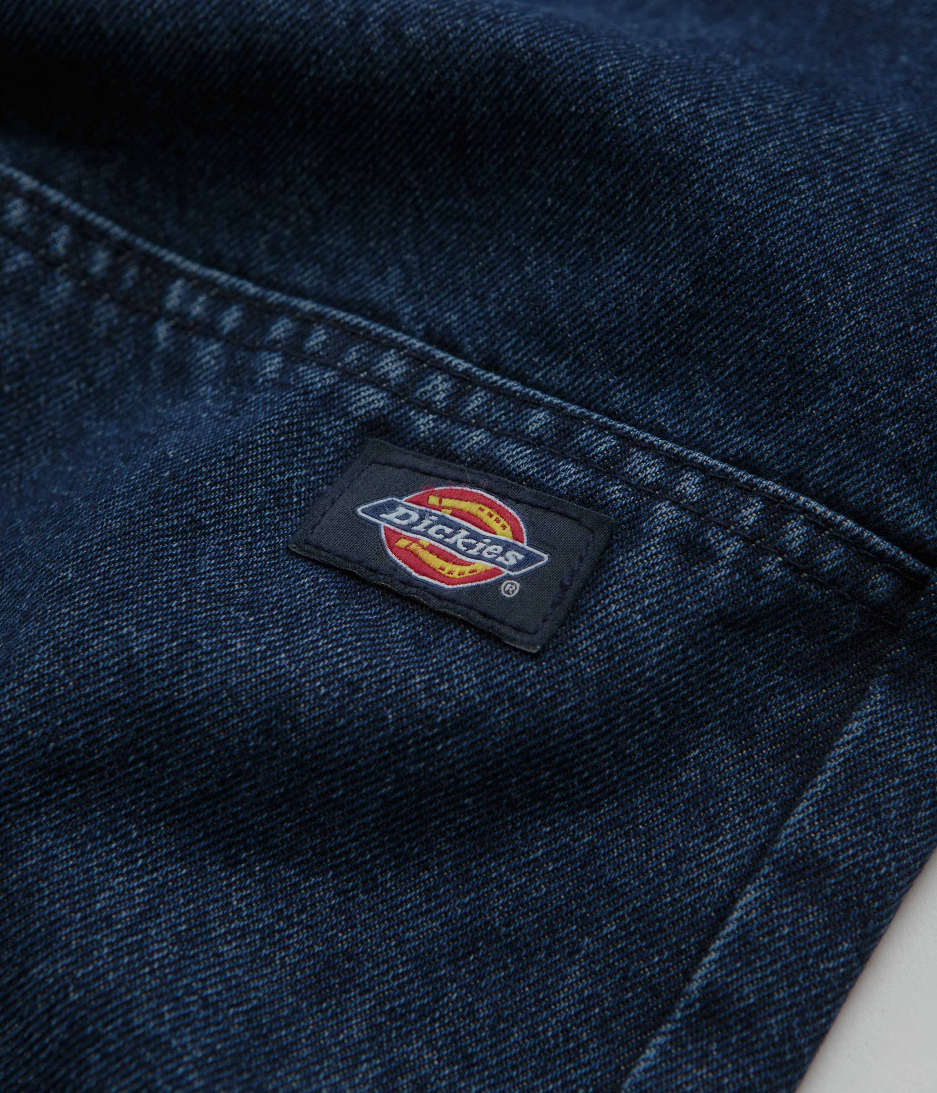 Dickies Double Knee Jeans - Stonewashed Indigo Blue - Image 8