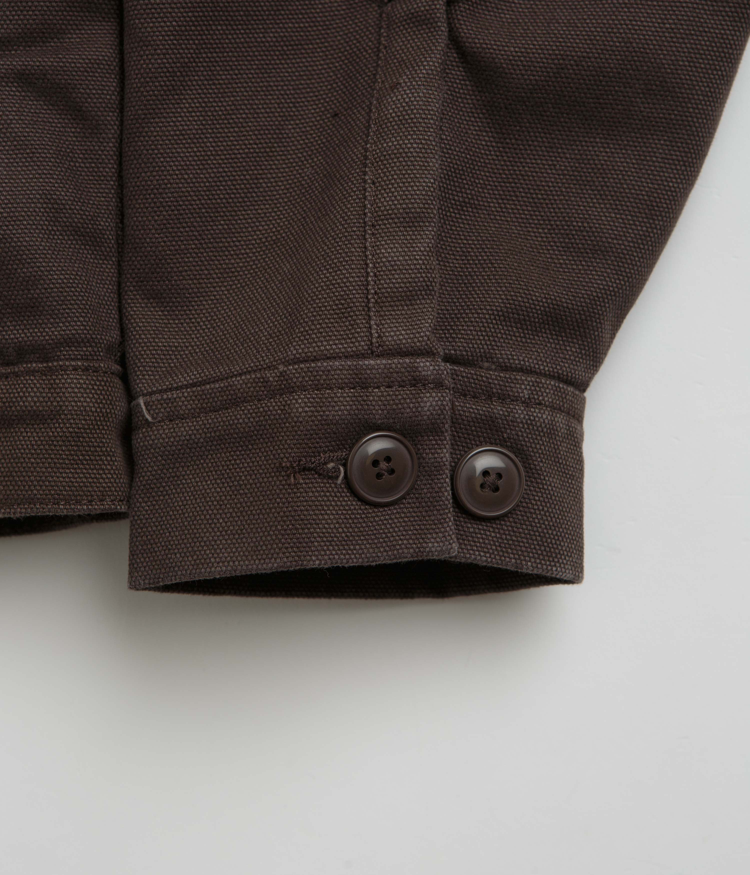 Dickies Duck Canvas Deck Jacket - Dark Brown - Image 6