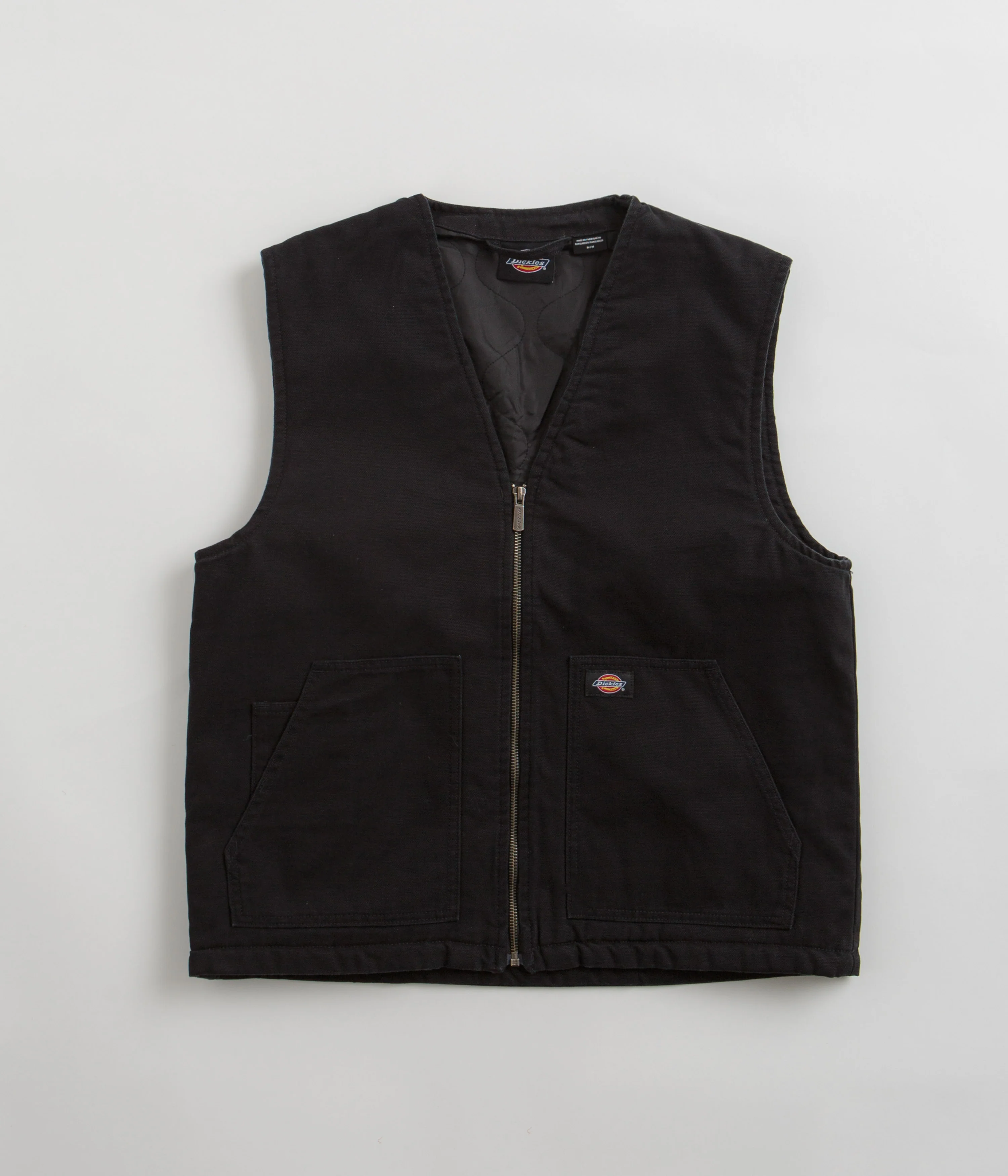 Dickies Duck Canvas Summer Vest - Black - Image 6