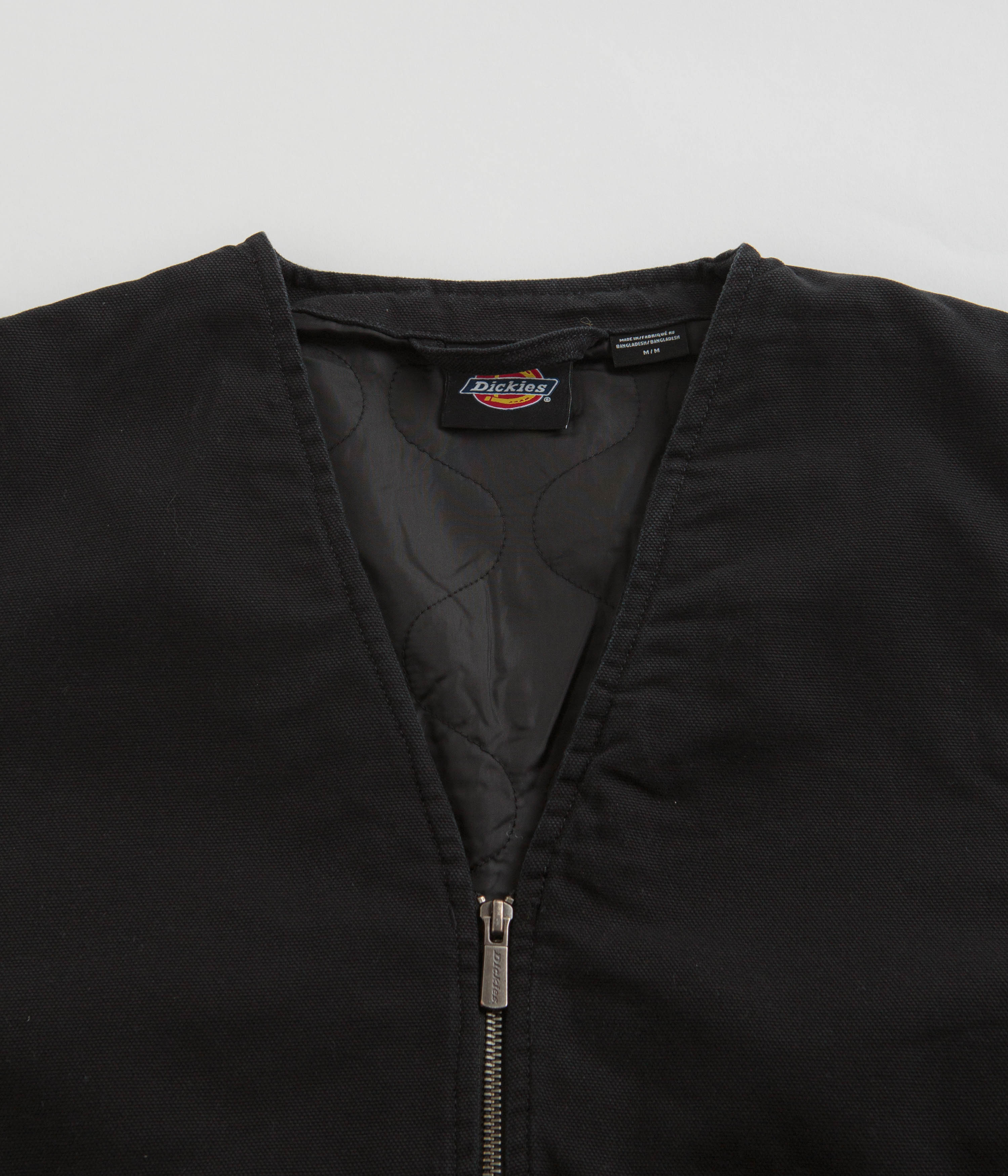 Dickies Duck Canvas Summer Vest - Black - Image 7