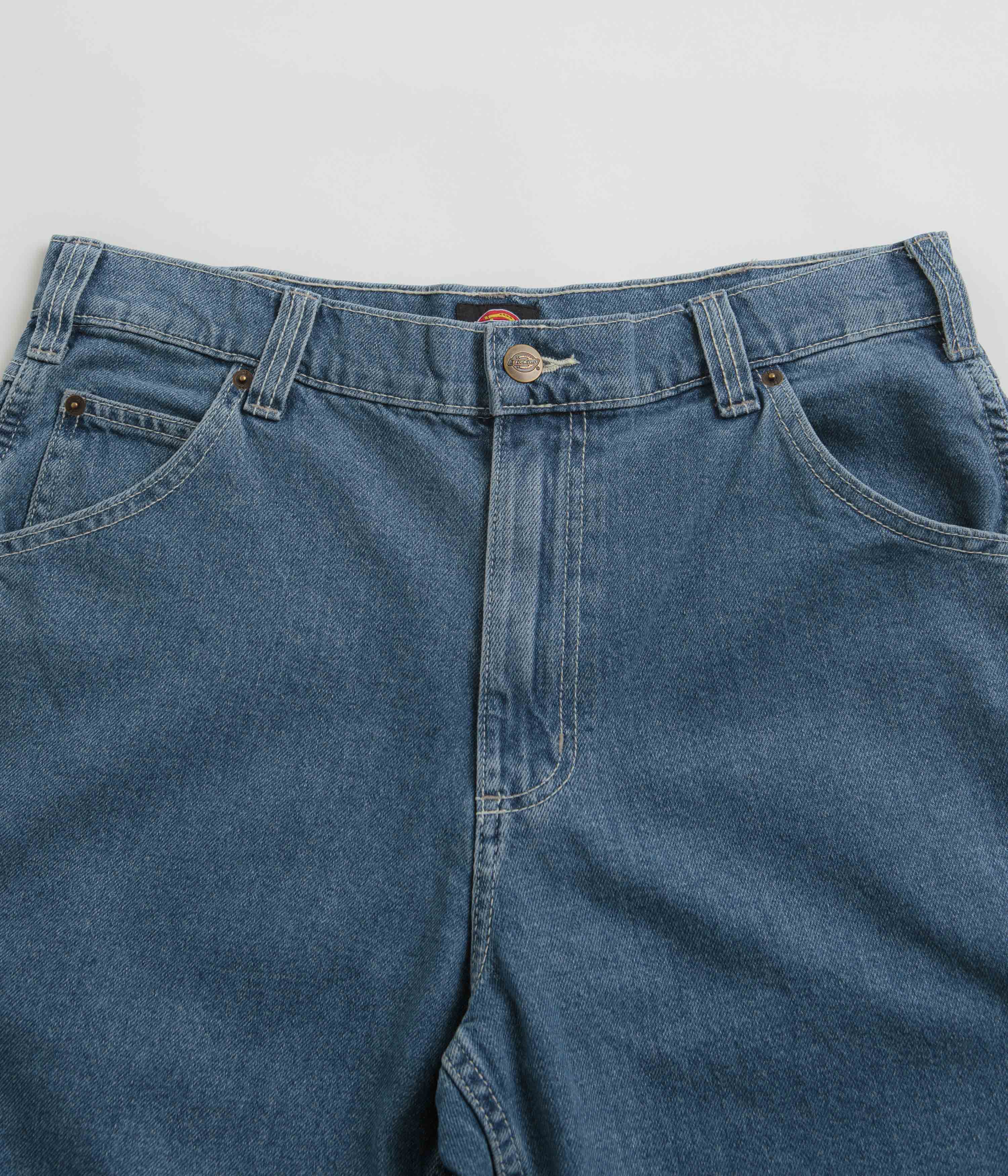 Dickies Garyville Denim Shorts - Classic Blue - Image 4