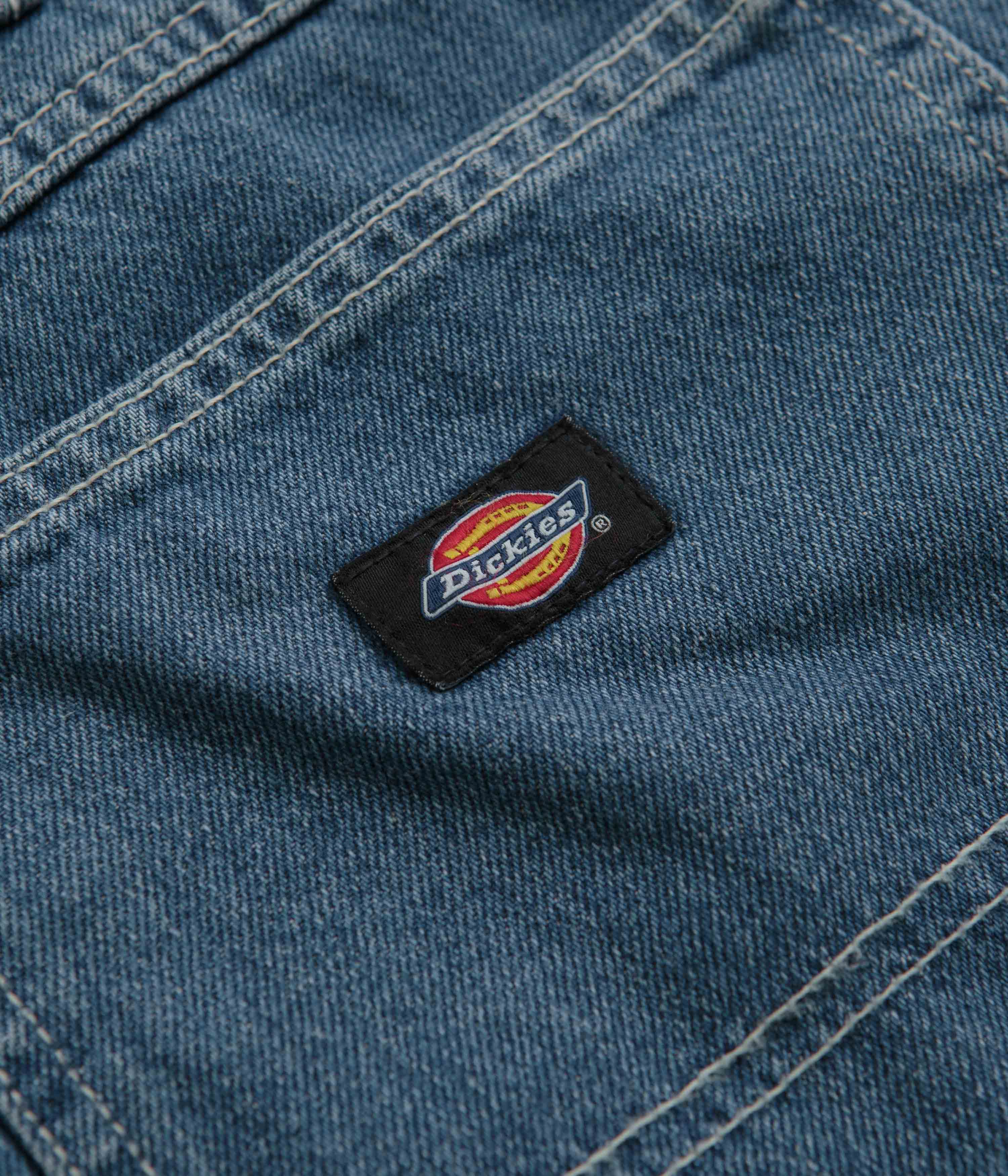 Dickies Garyville Denim Shorts - Classic Blue - Image 7