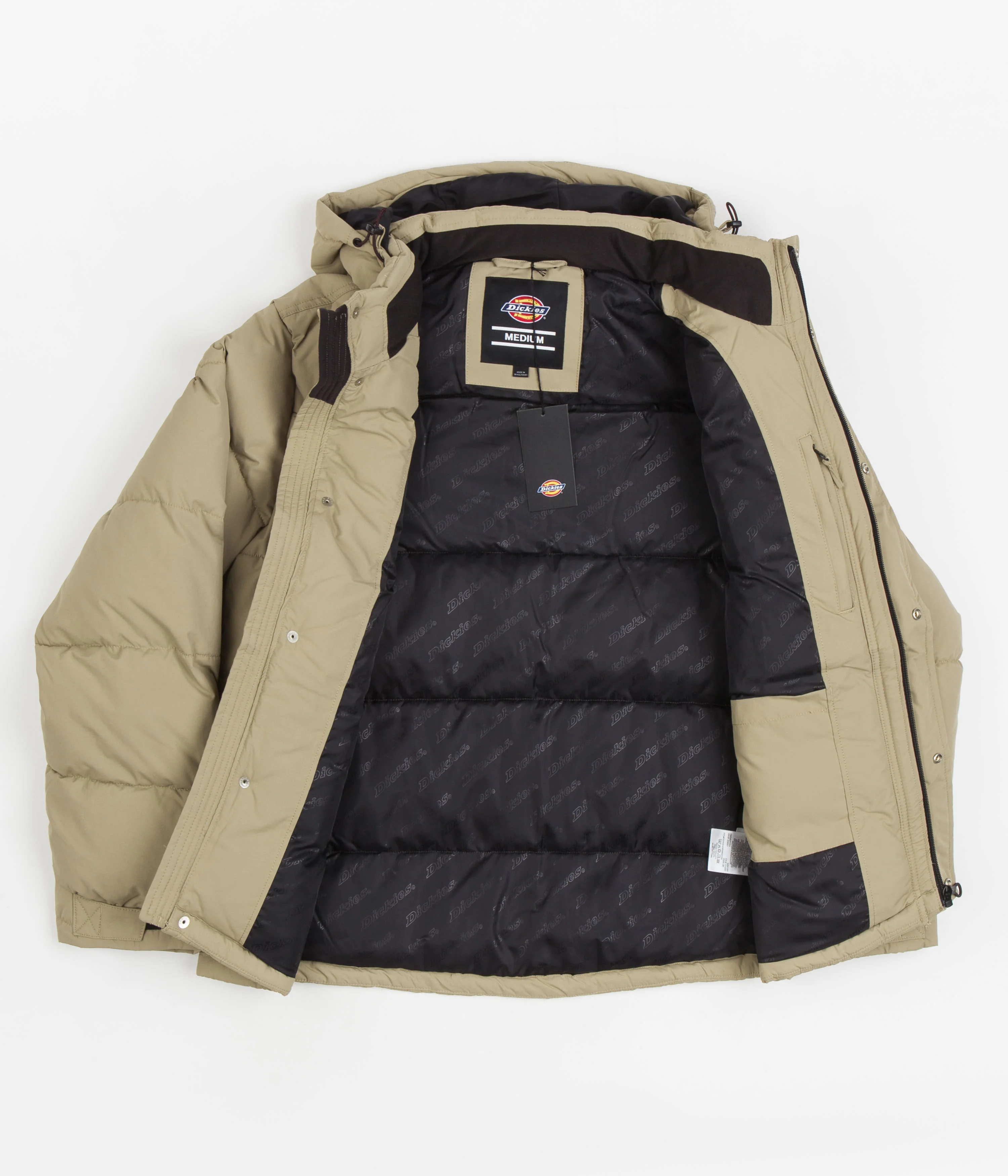 Dickies Glacier View Puffer Jacket - Khaki - Image 6