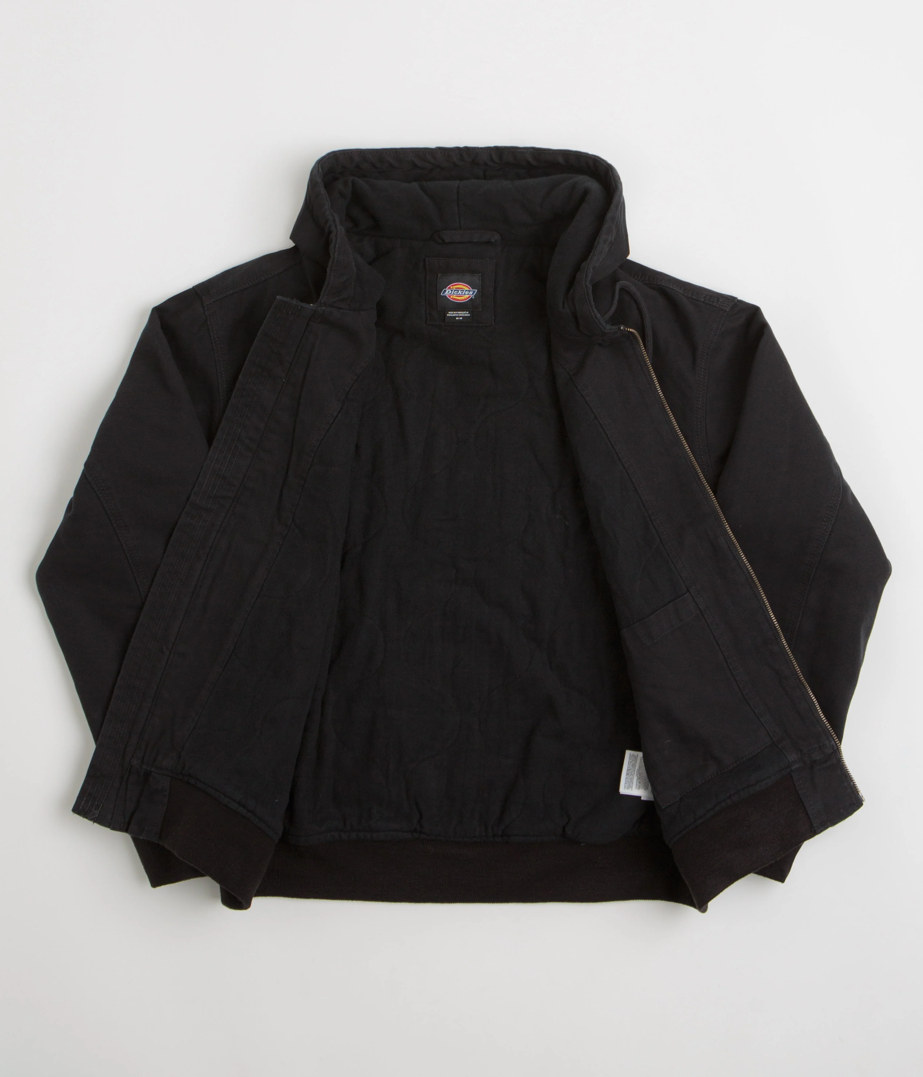 Dickies Hilham Hooded Canvas Jacket - Black - Image 2