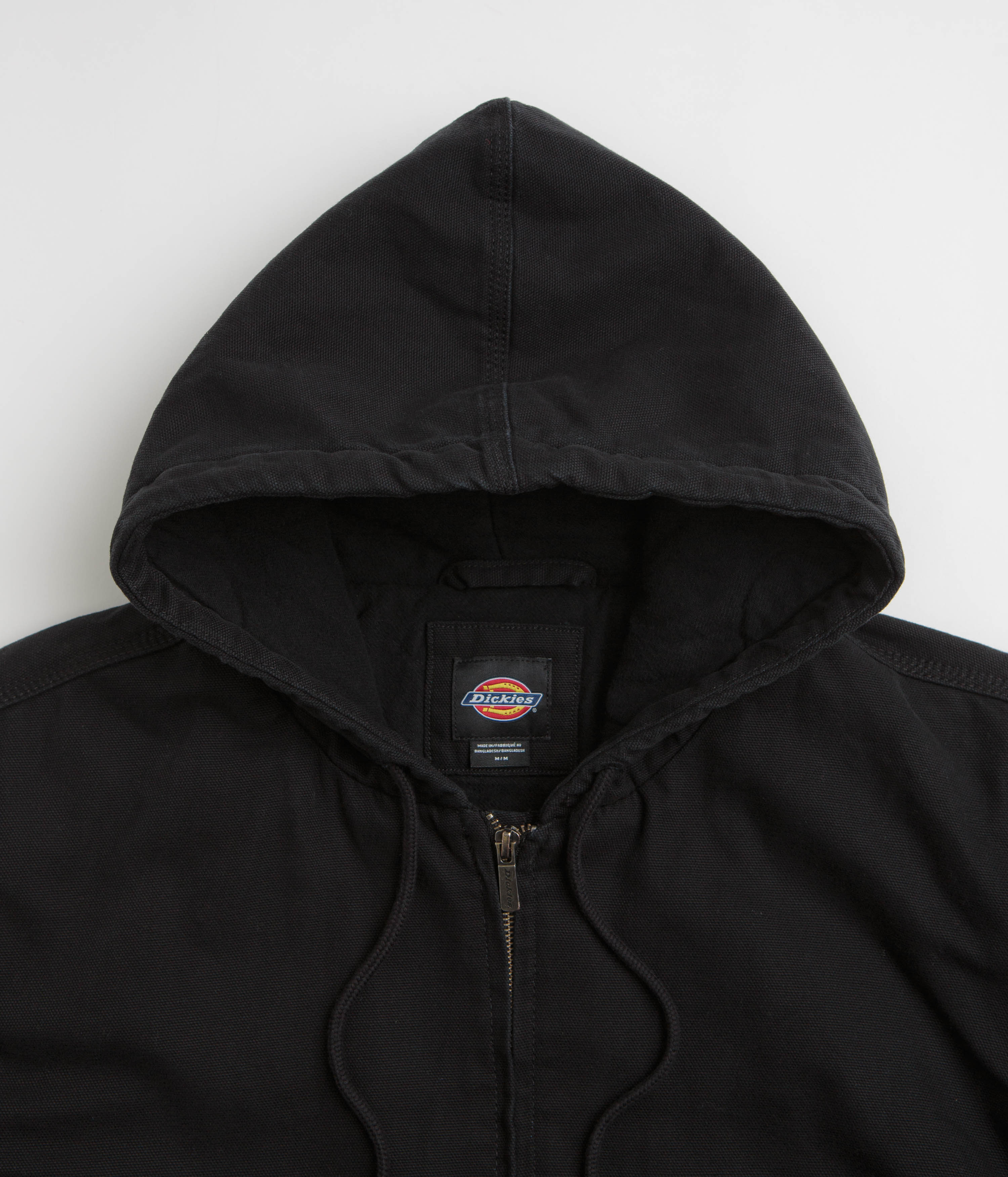 Dickies Hilham Hooded Canvas Jacket - Black - Image 5