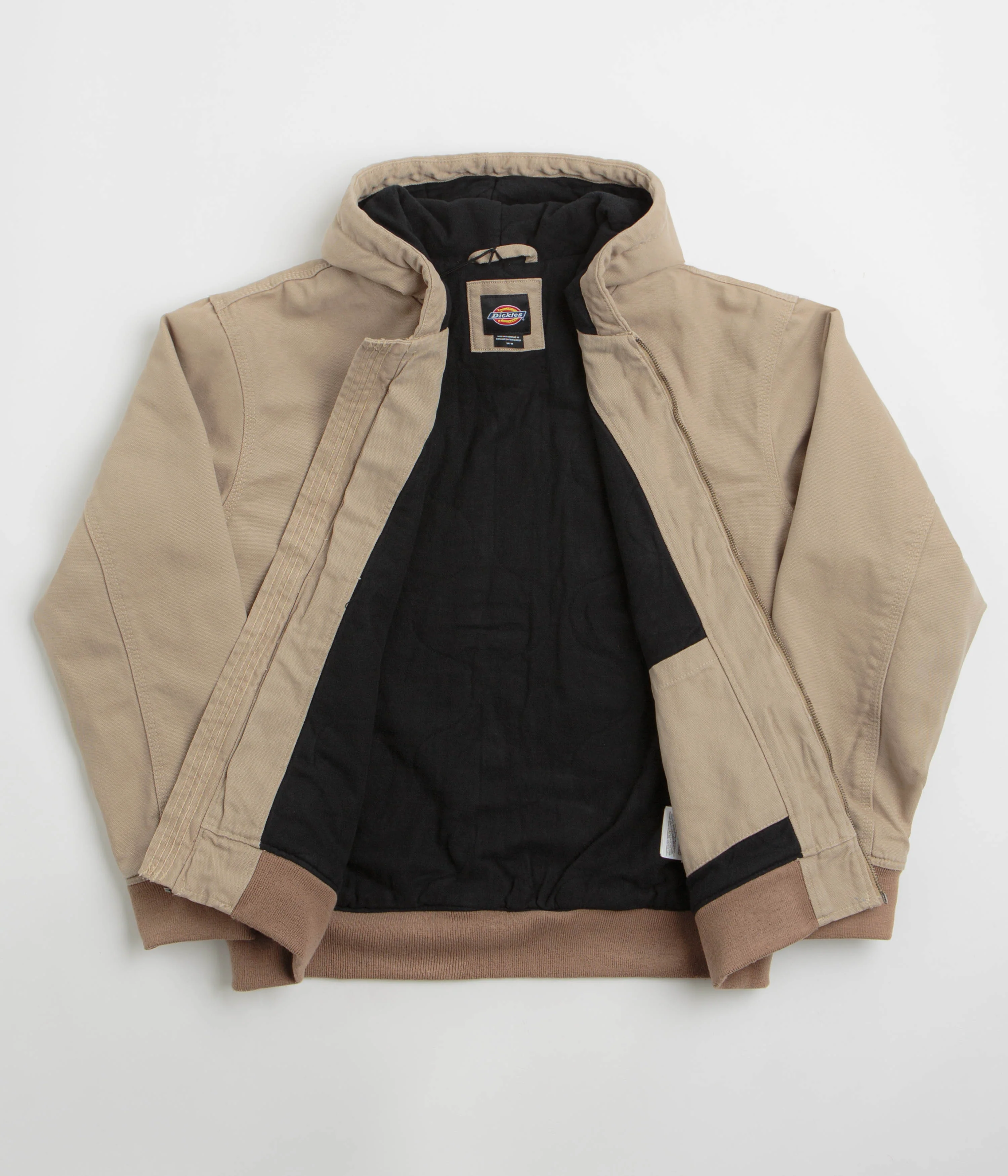Dickies Hilham Hooded Canvas Jacket - Desert Sand - Image 2