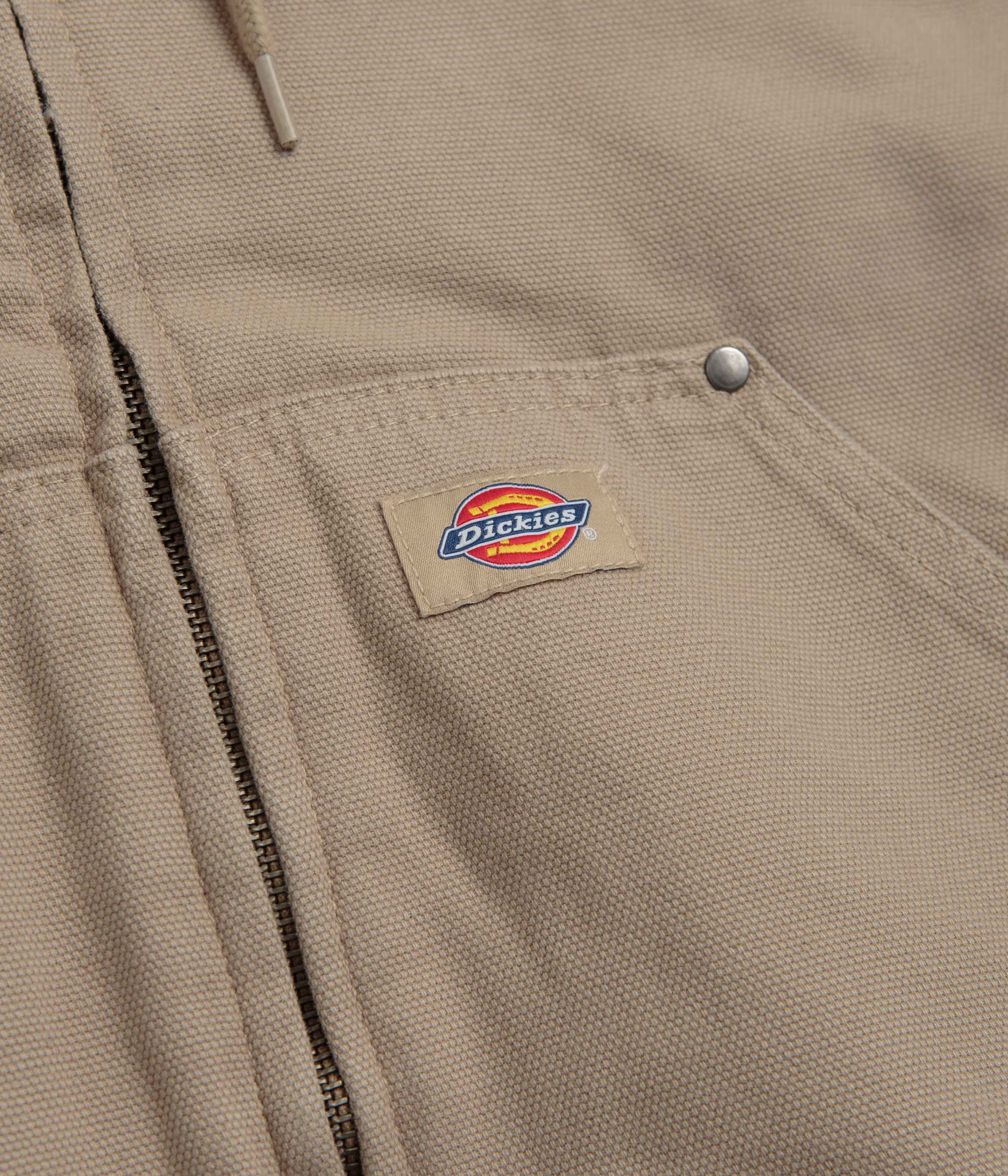 Dickies Hilham Hooded Canvas Jacket - Desert Sand - Image 4