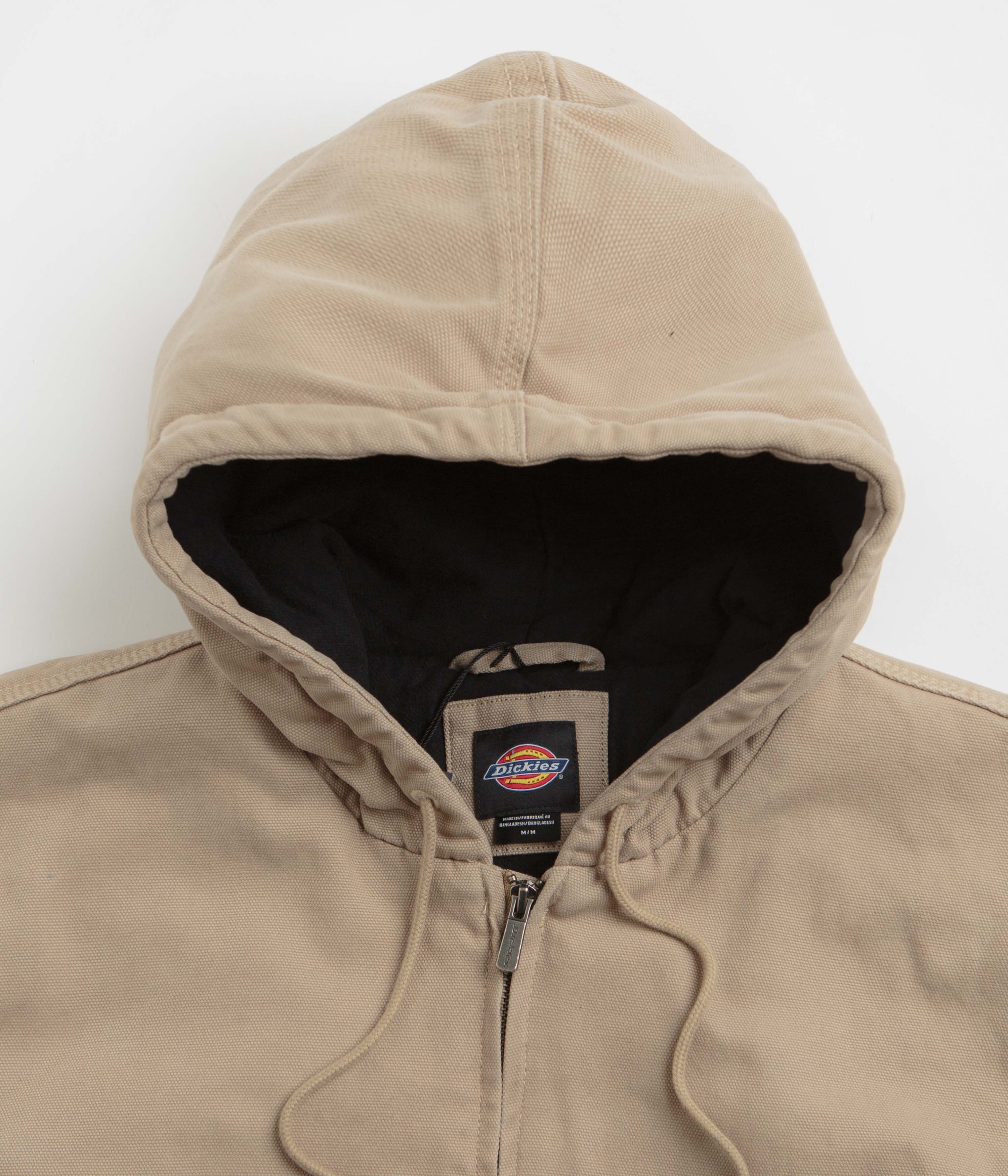 Dickies Hilham Hooded Canvas Jacket - Desert Sand - Image 5