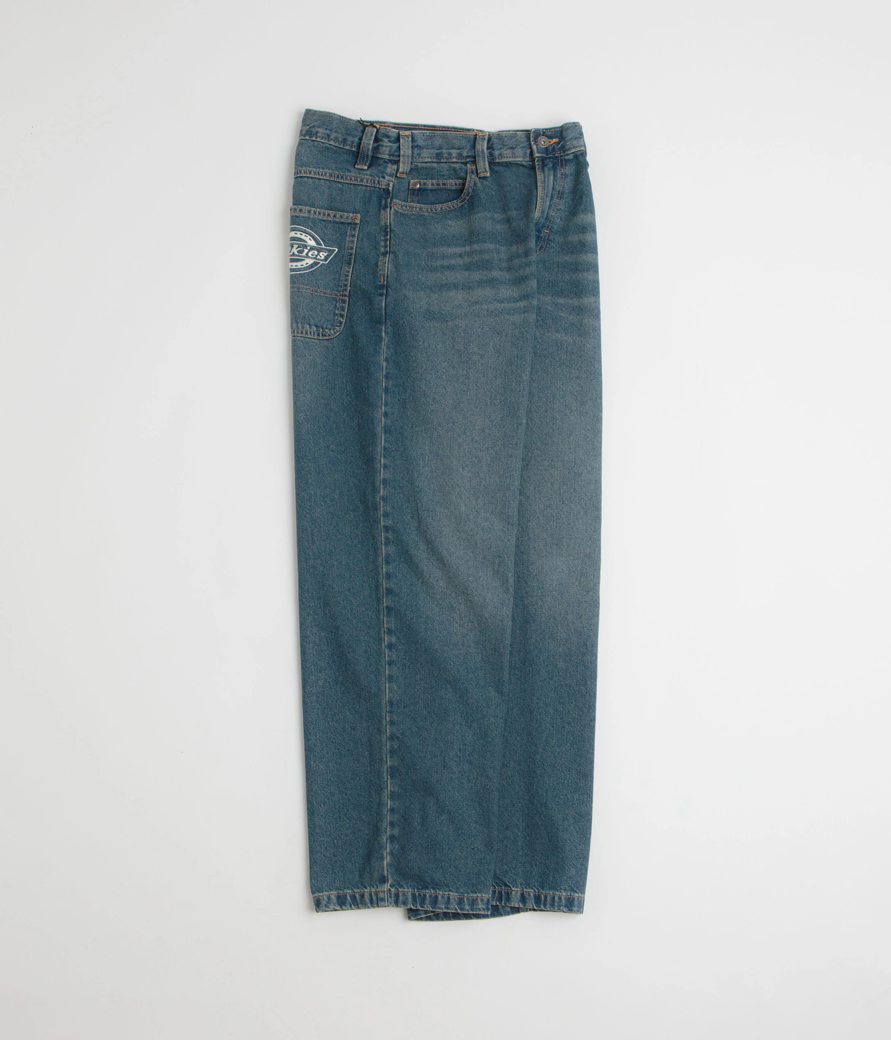 Dickies Hilham Jeans - Khaki Tinted Blue - Image 2