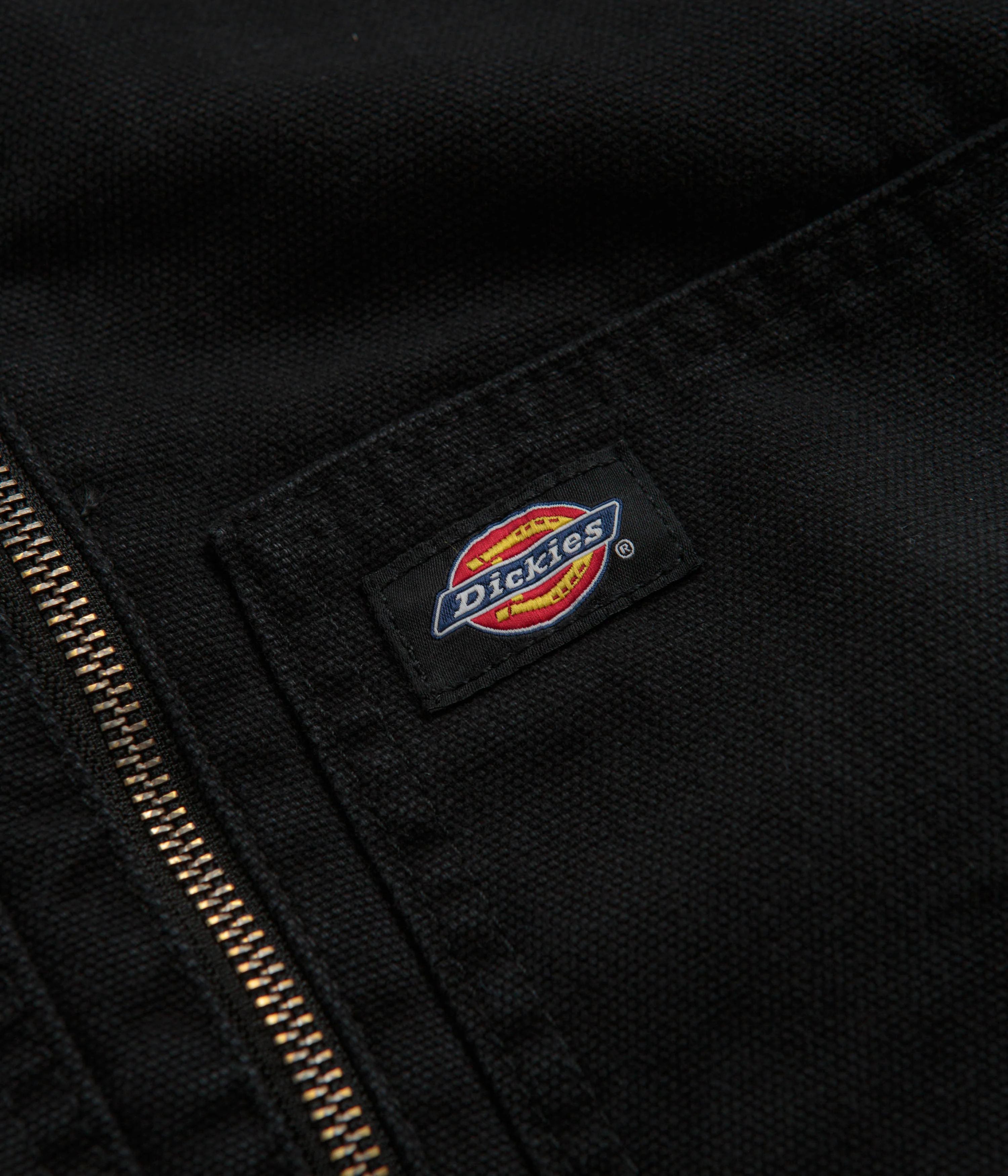 Dickies Hooded Duck Canvas Jacket - Black - Image 4