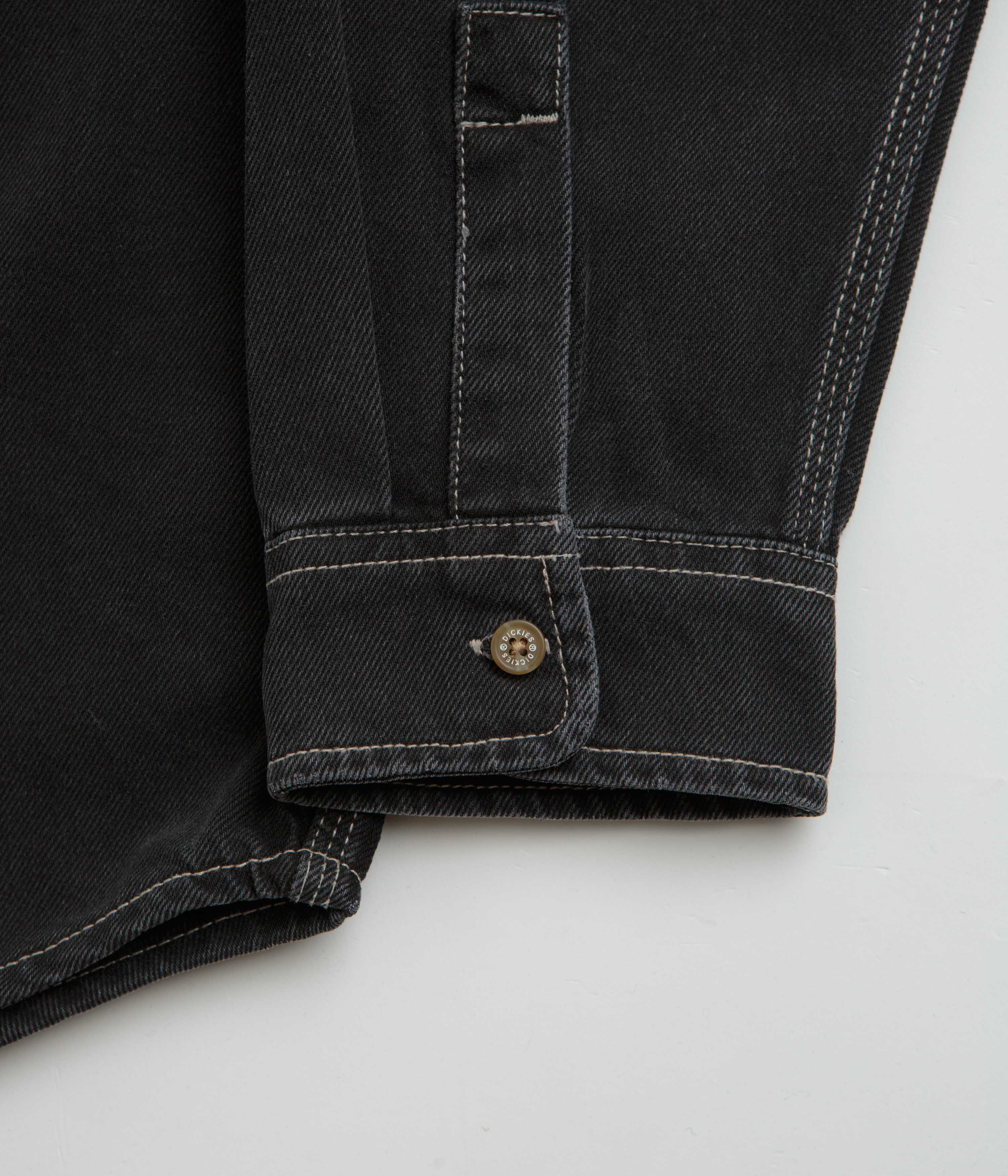 Dickies Houston Shirt - Black Wash - Image 5