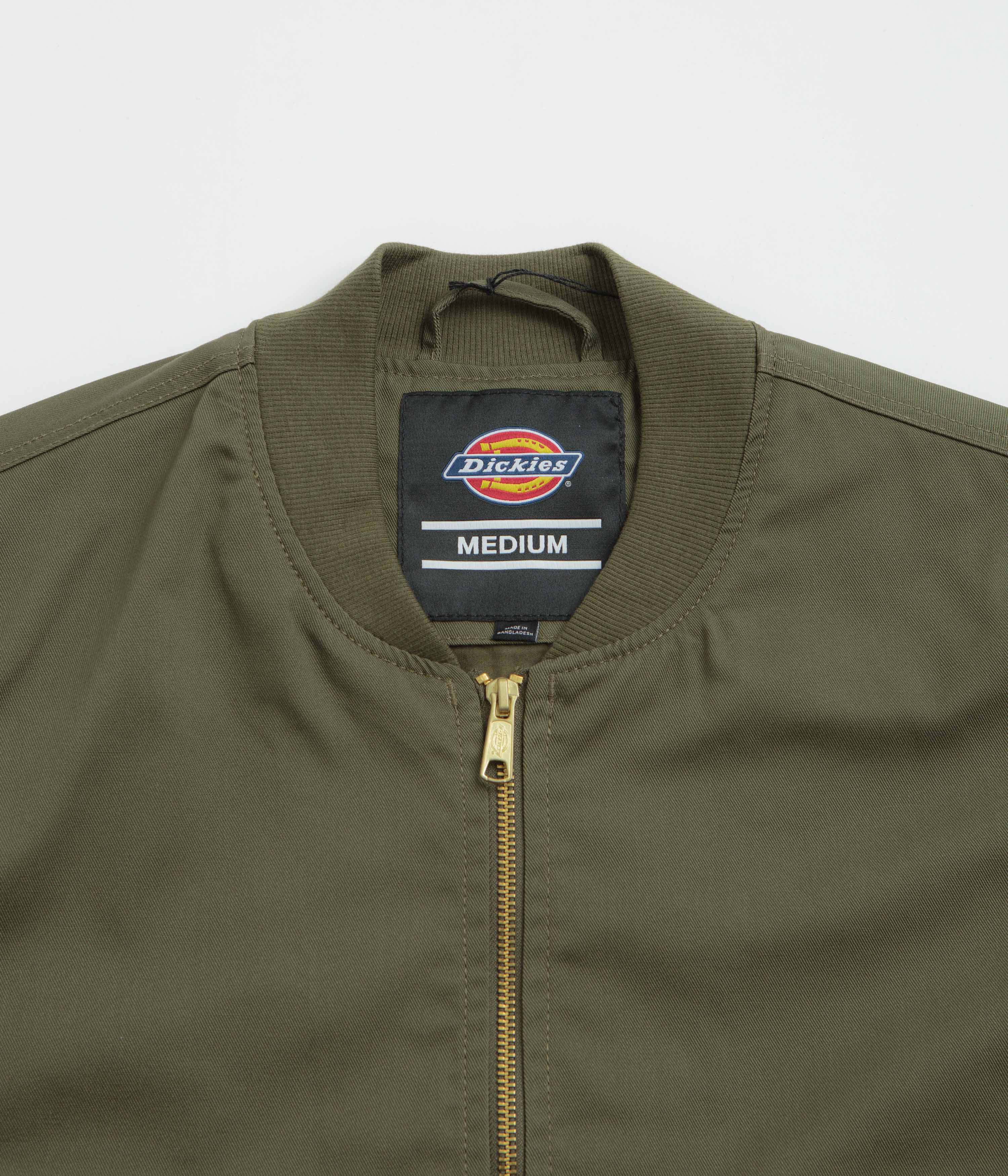 Dickies Hughson Jacket - Dark Olive / Dark Olive - Image 3