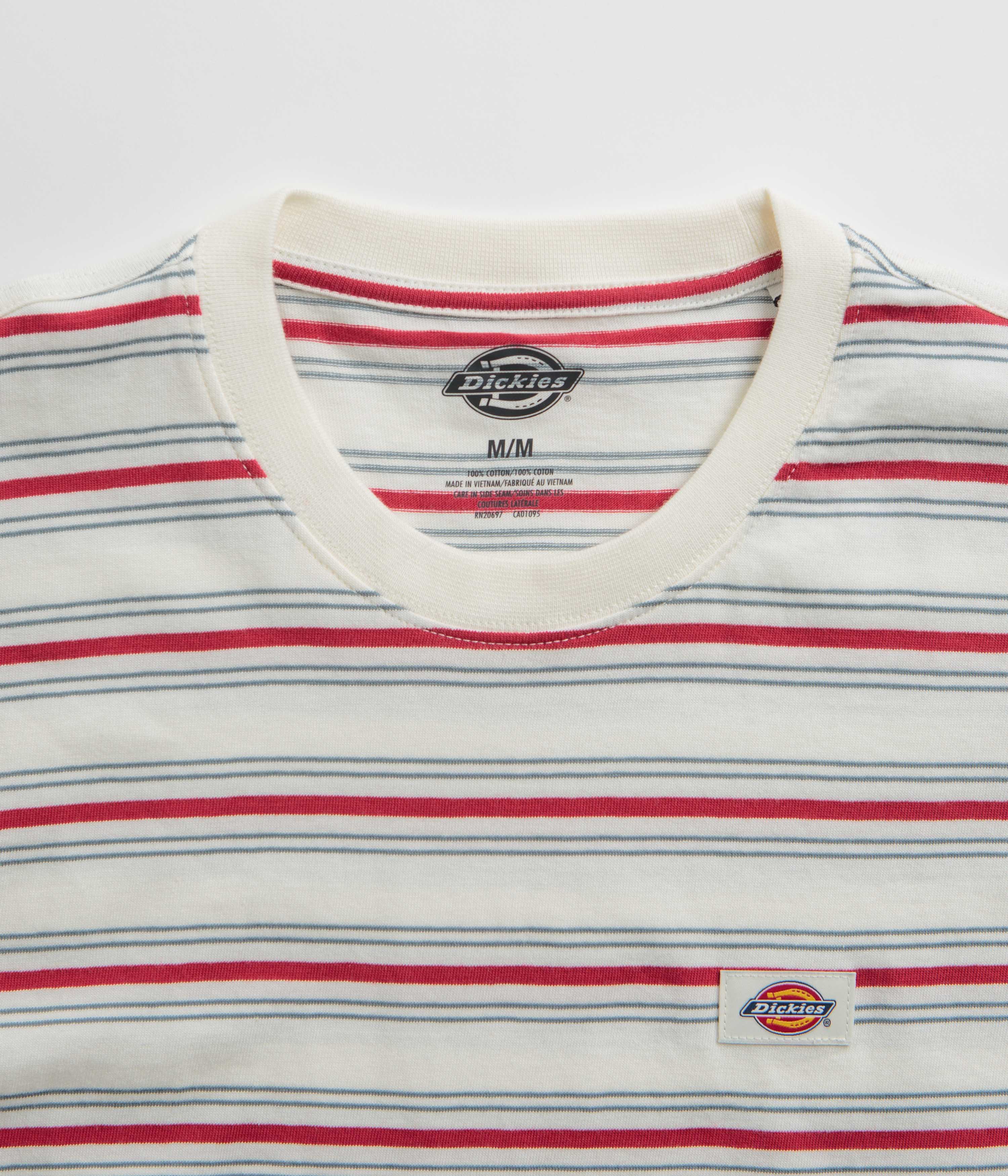 Dickies Lewistown Stripe T-Shirt - Egret - Image 3
