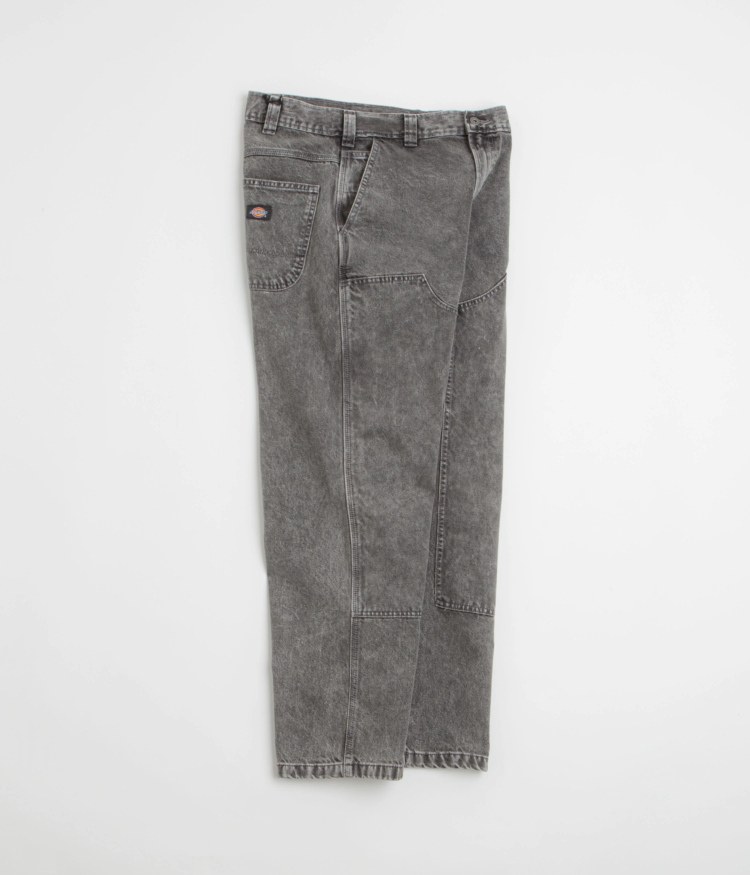 Dickies Madison Double Knee Jeans - Light Grey Wash - Image 2