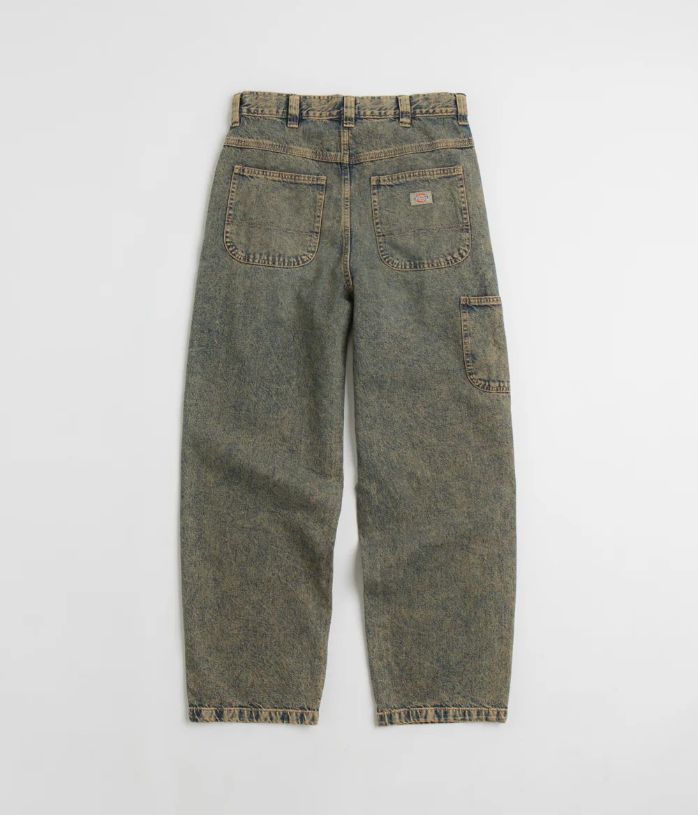 Dickies Madison Jeans - Yellow Fade Indigo - Image 3