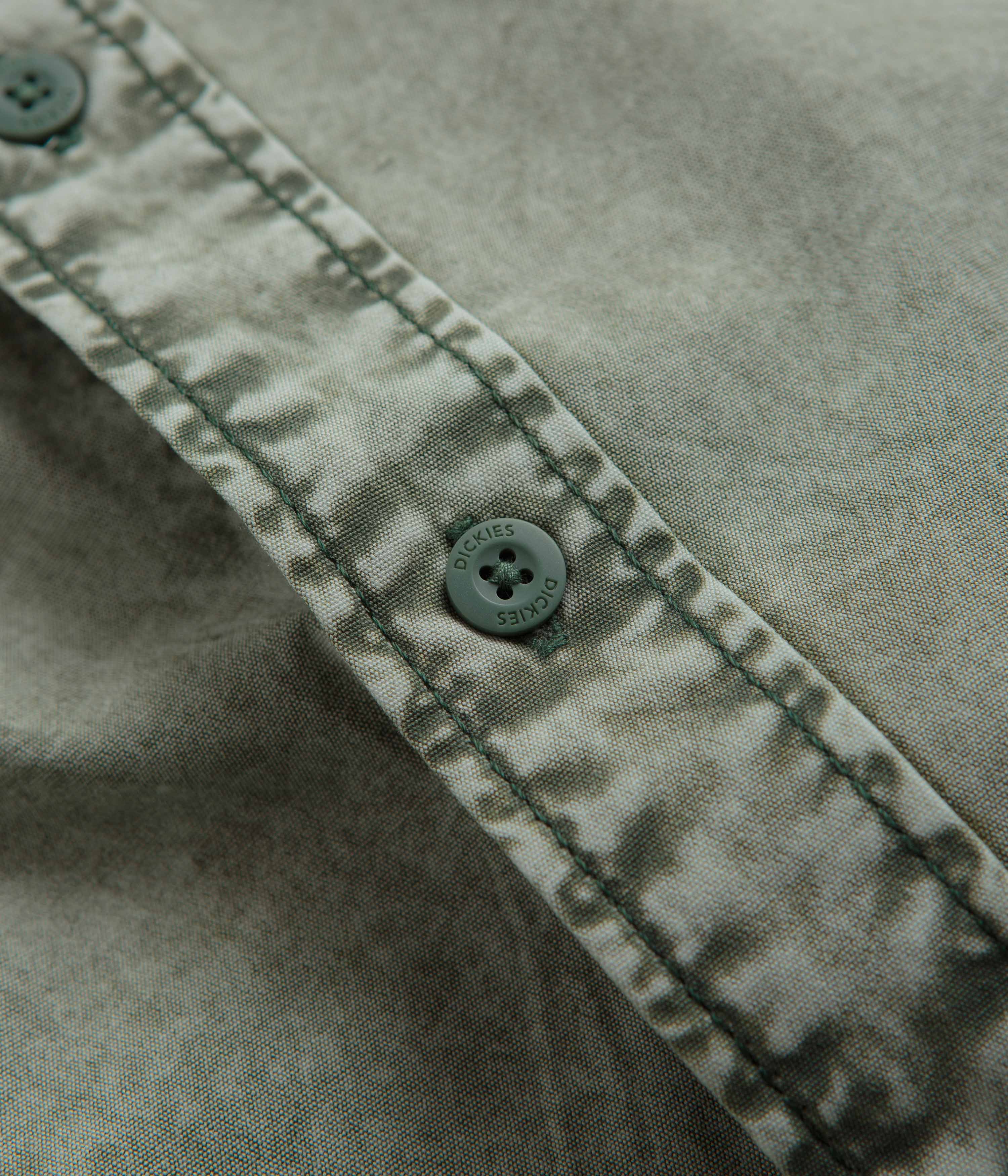 Dickies Newington Short Sleeve Shirt - Dark Forest - Image 4