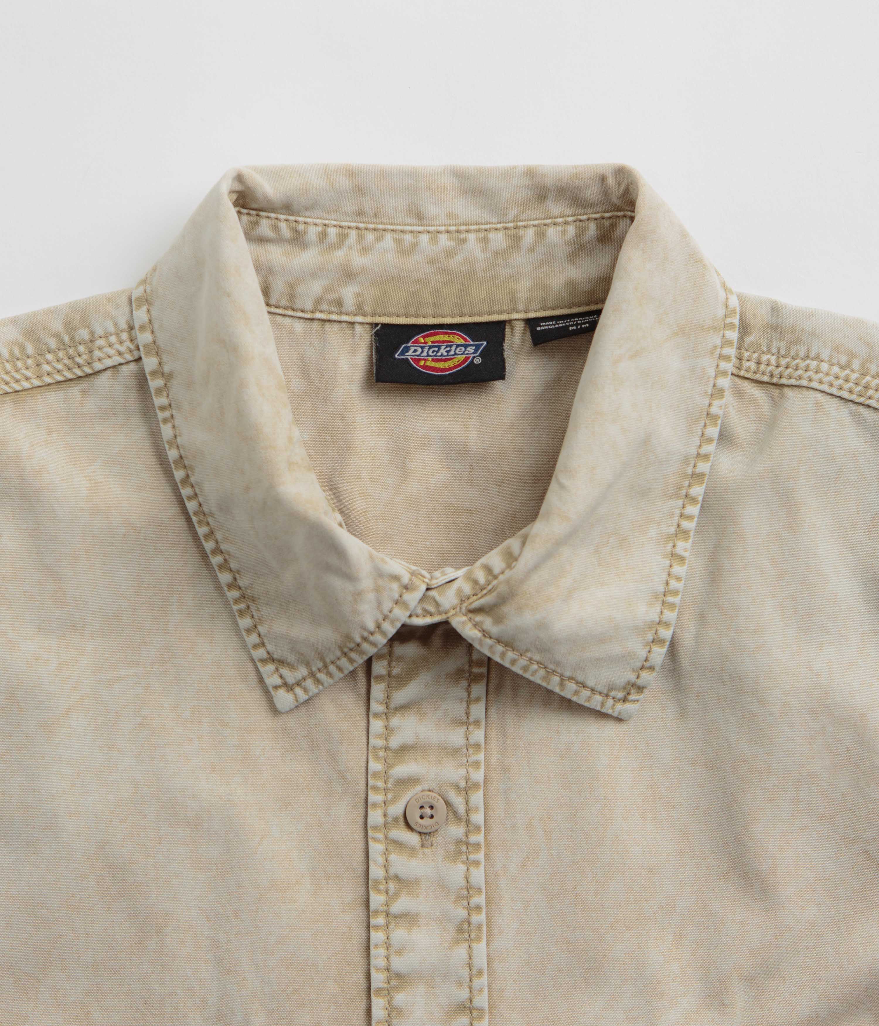 Dickies Newington Short Sleeve Shirt - Sandstone - Image 3