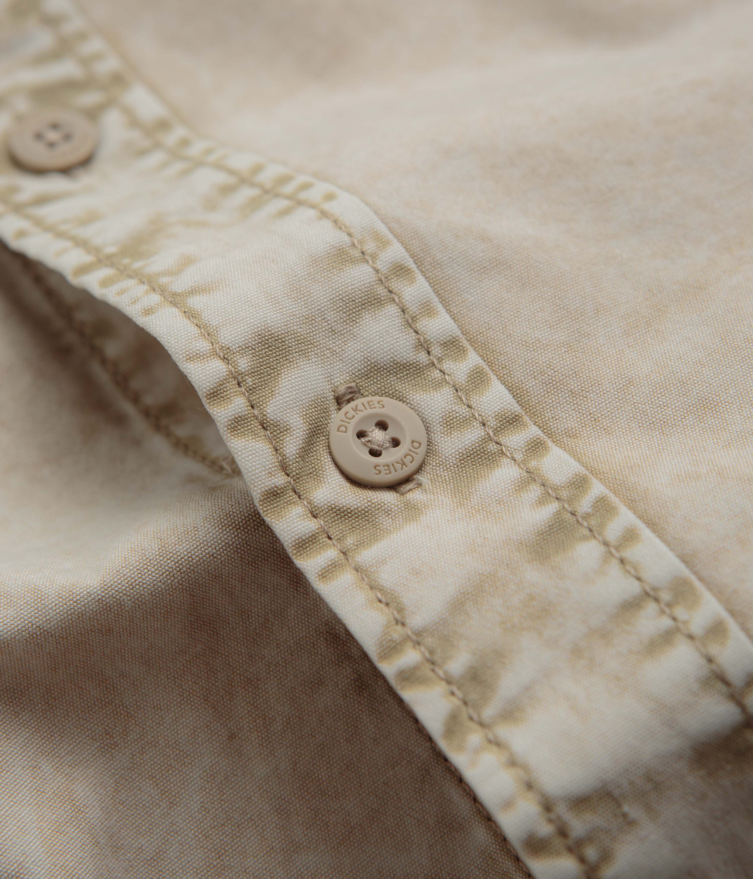Dickies Newington Short Sleeve Shirt - Sandstone - Image 4