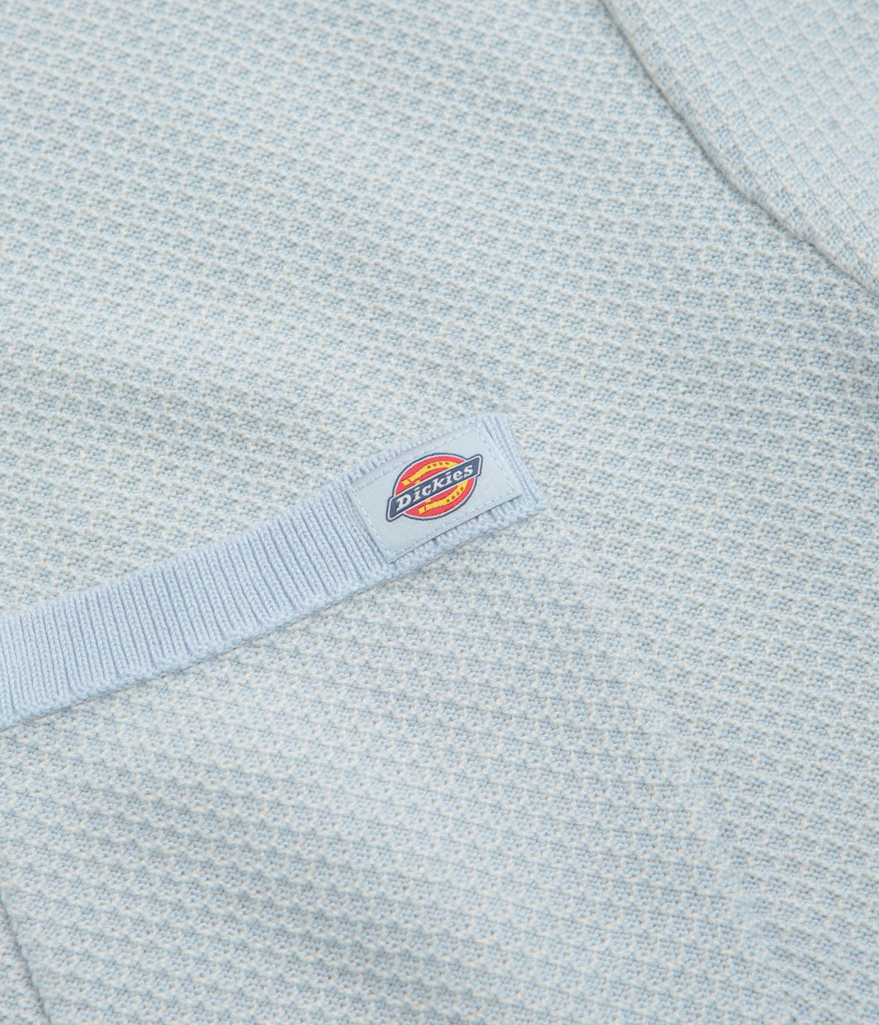 Dickies Rocky Knit Polo Shirt - Whitecap Grey - Image 3