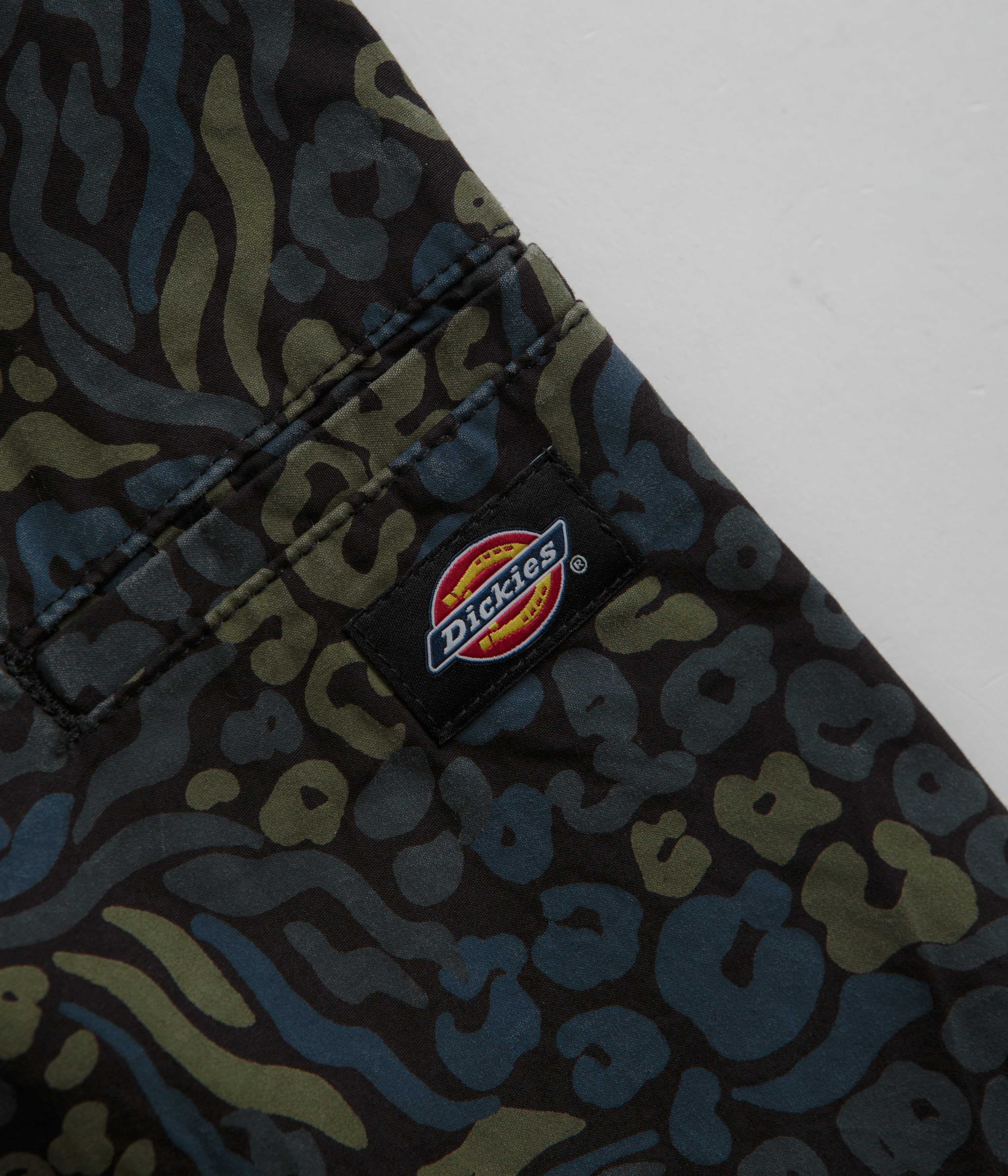 Dickies Saltville Shorts - Black Camo Print - Image 7