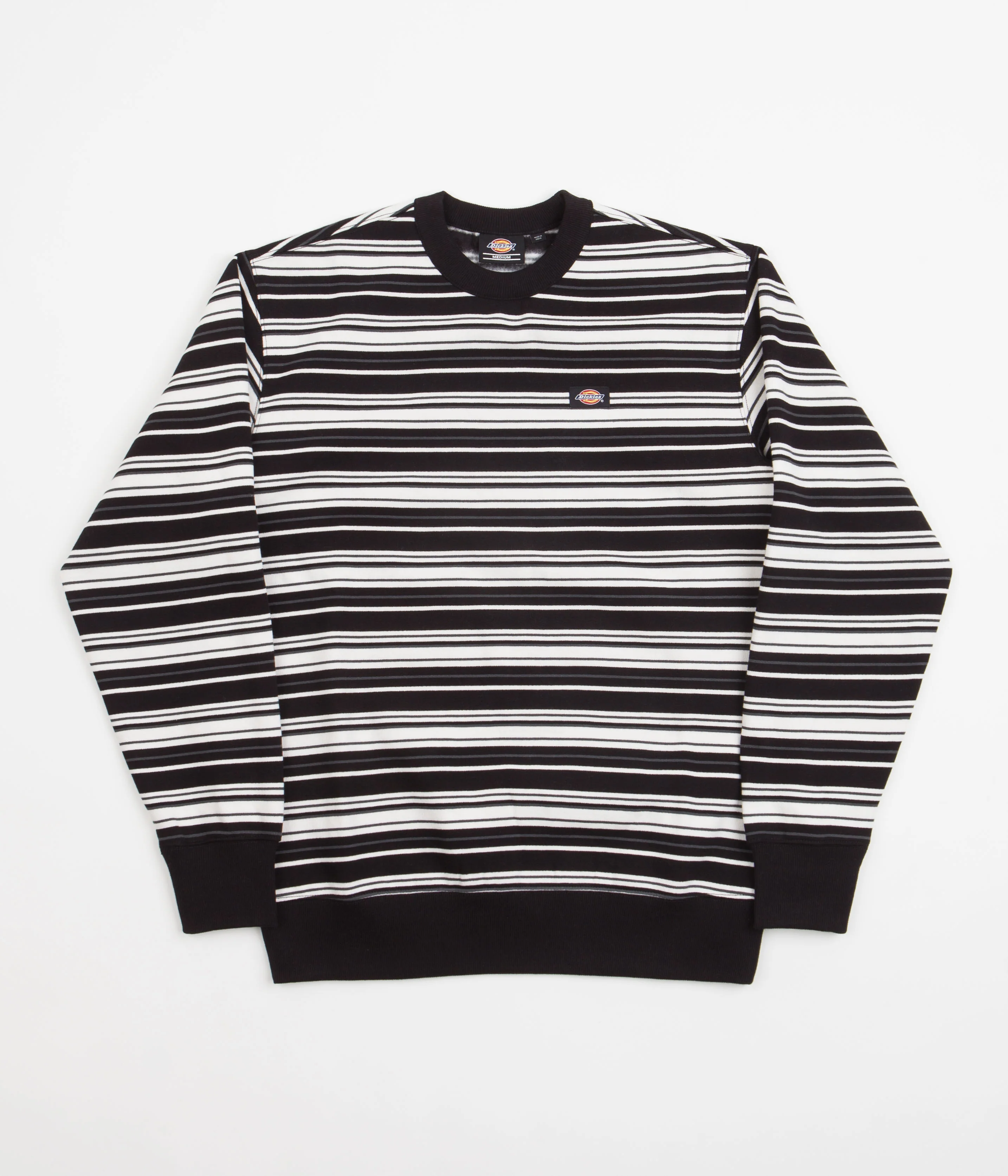Dickies Westover Stripe Crewneck Sweatshirt - White