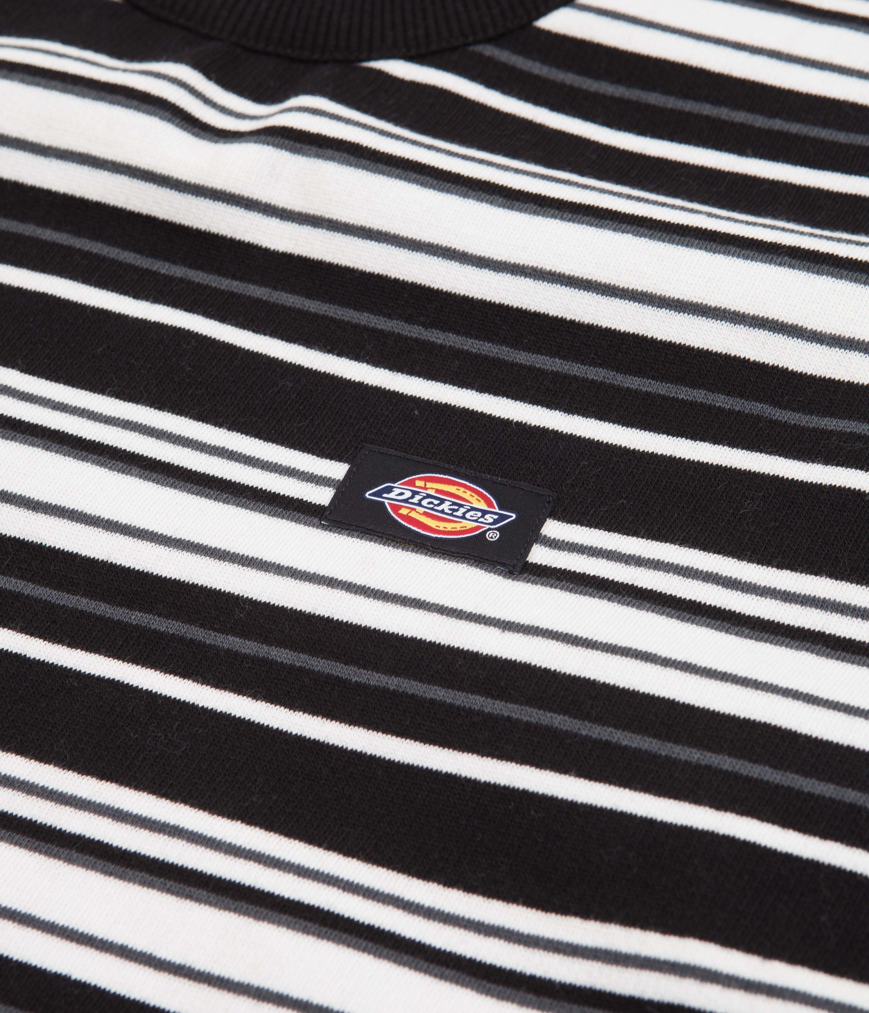 Dickies Westover Stripe Crewneck Sweatshirt - White - Image 3