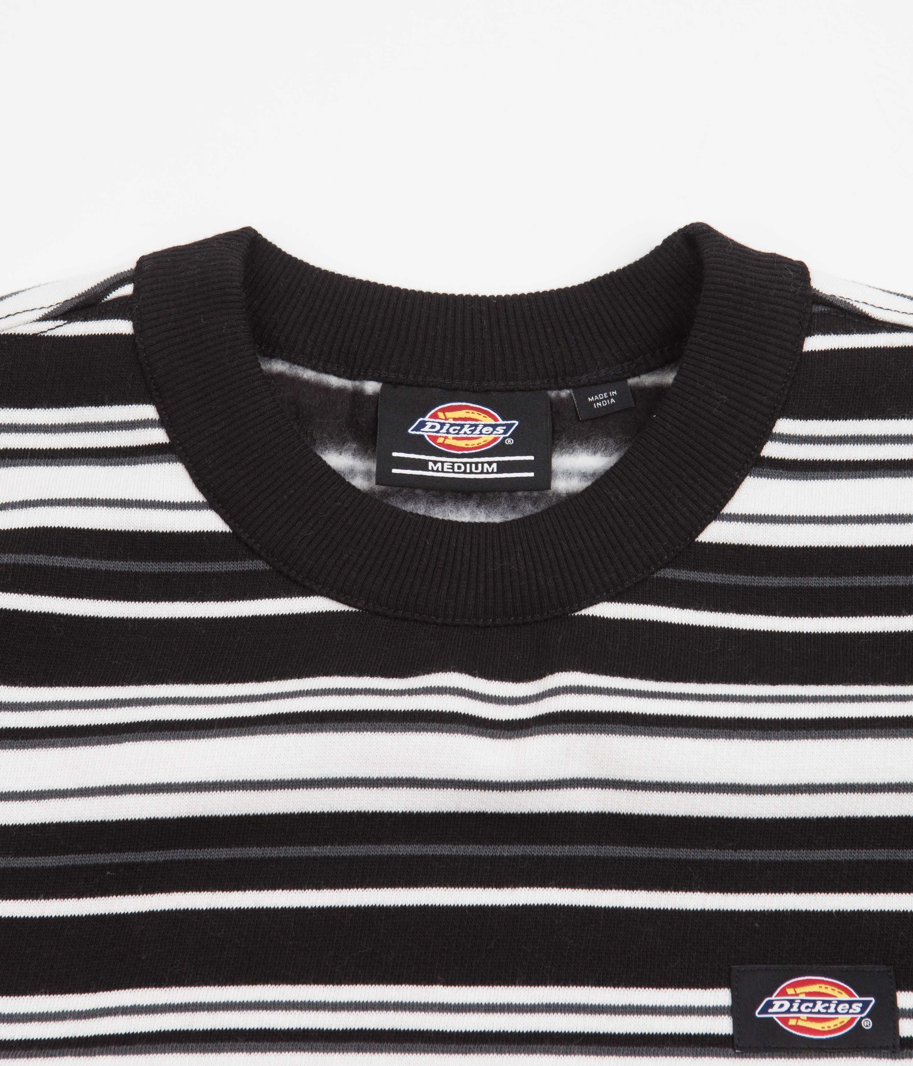 Dickies Westover Stripe Crewneck Sweatshirt - White - Image 4