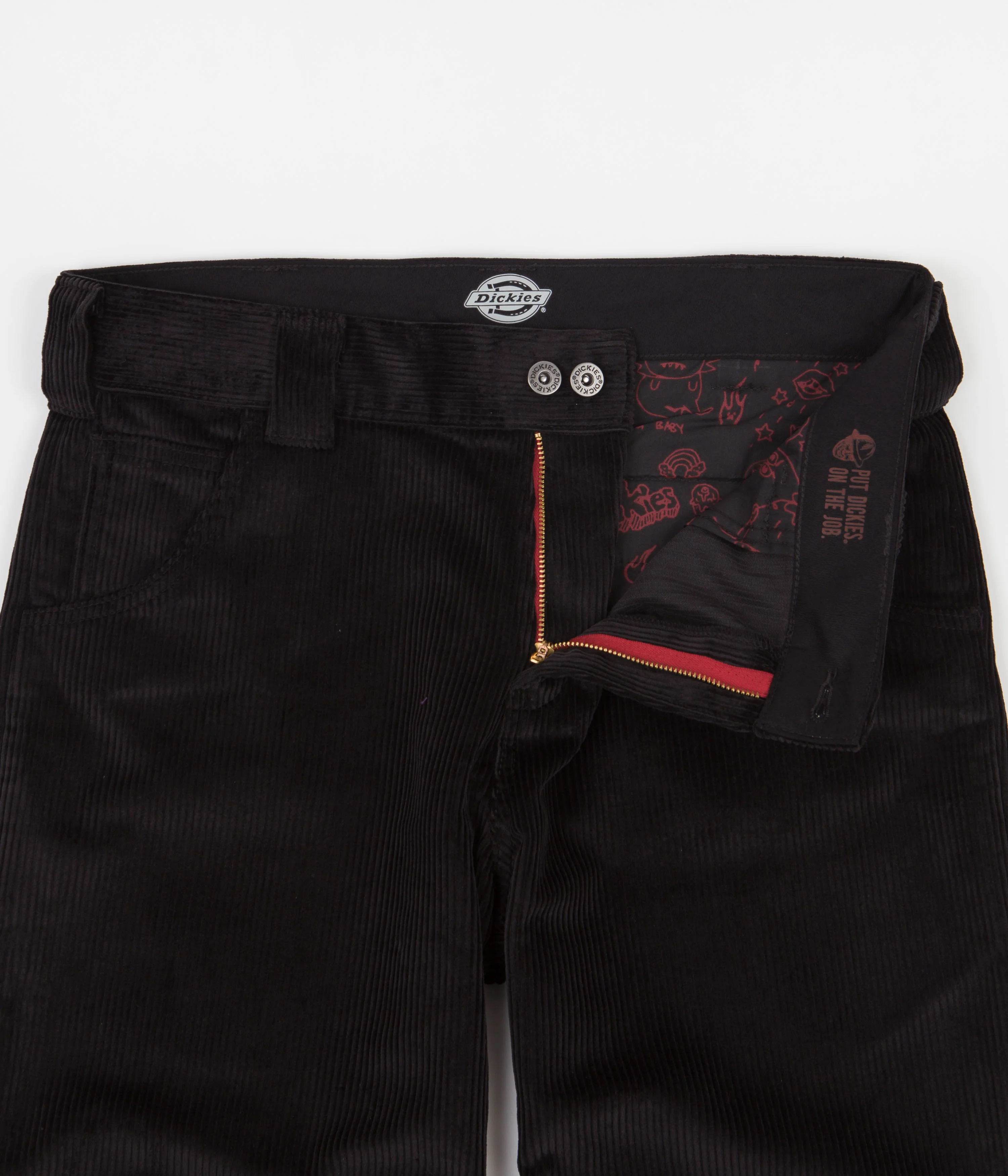 Dickies x Franky Villani Corduroy Double Knee Pants - Black - Image 5