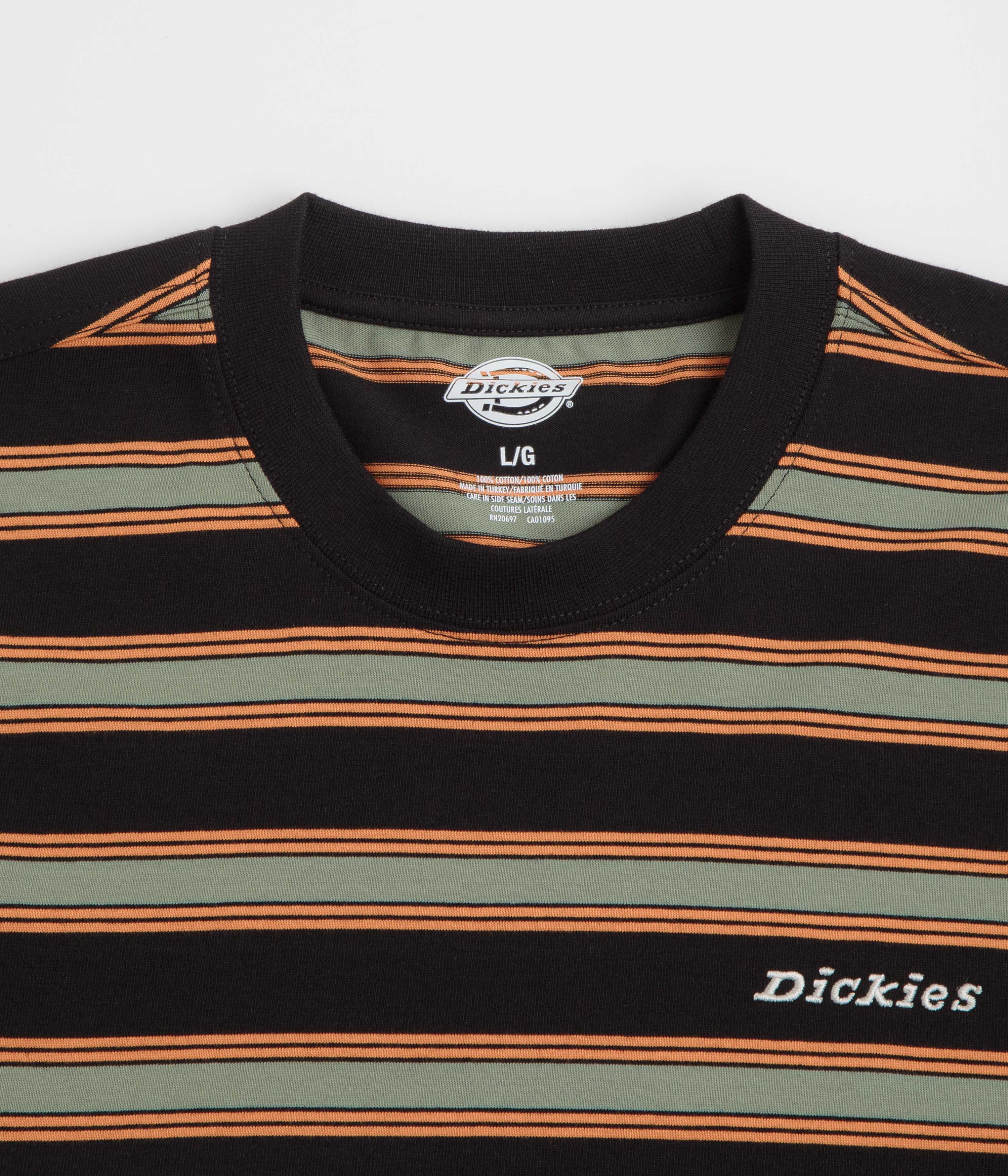 Dickies York Stripe T-Shirt - Black - Image 2