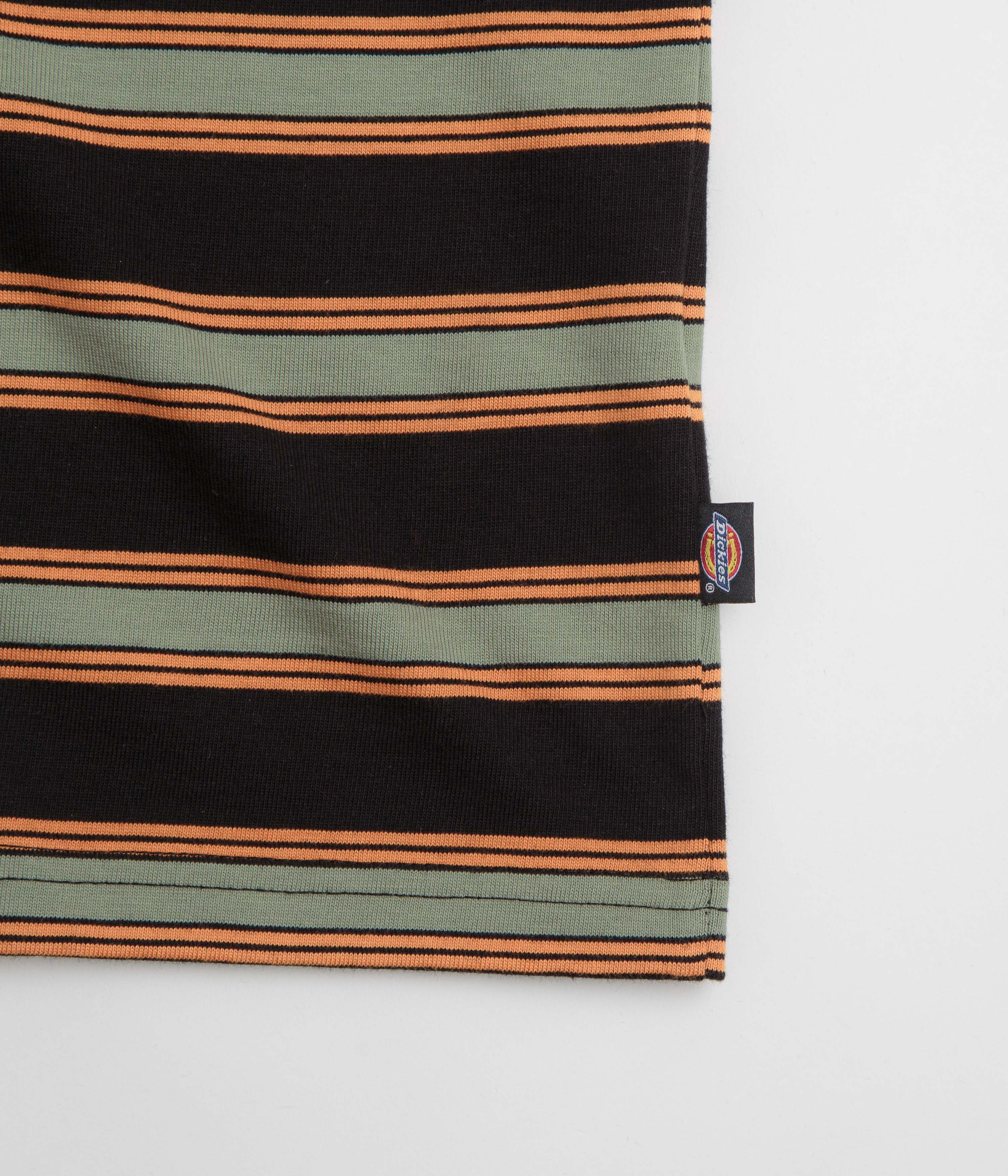 Dickies York Stripe T-Shirt - Black - Image 4