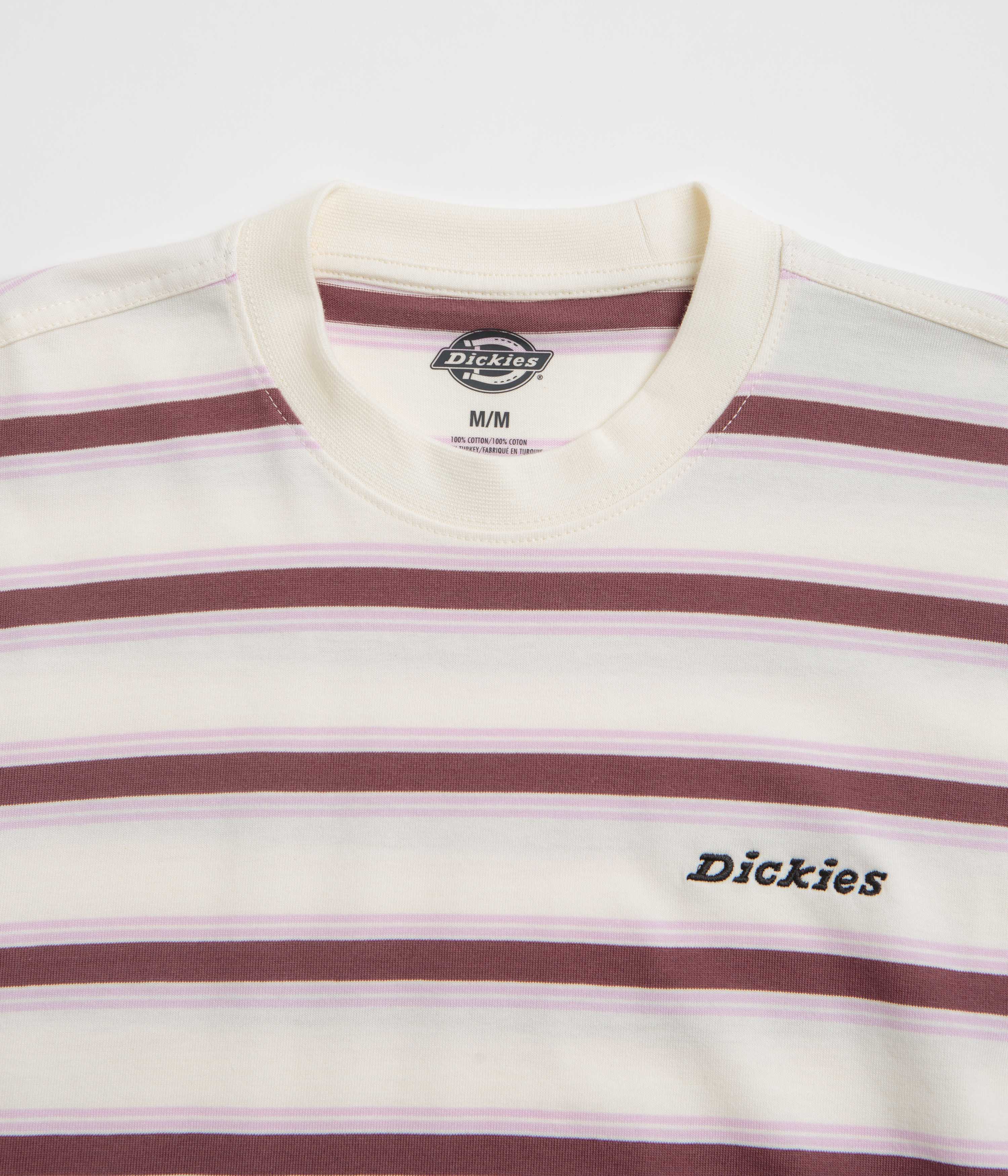 Dickies York Stripe T-Shirt - Egret - Image 3