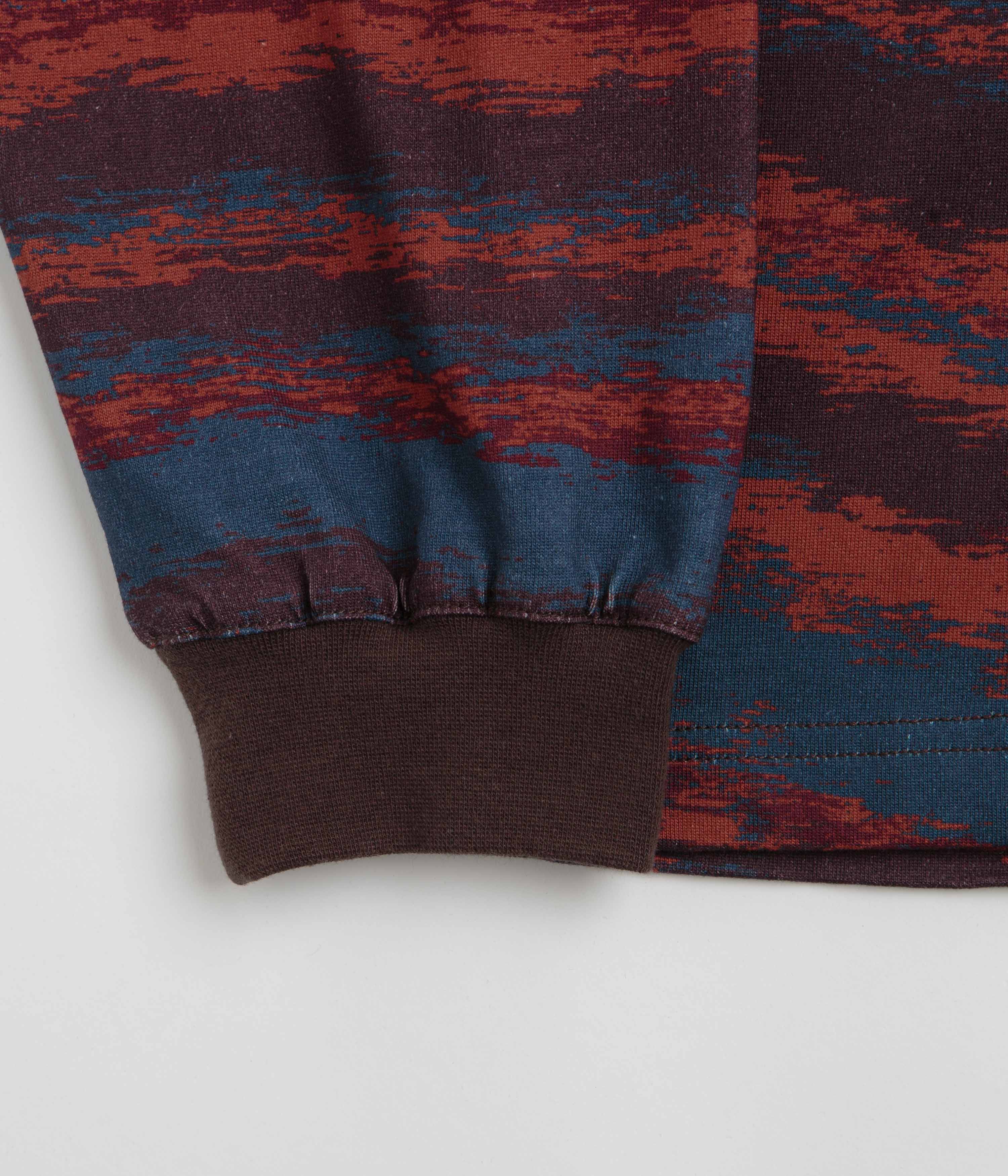 Dime Brushstroke Shirt - Bordeaux - Image 4