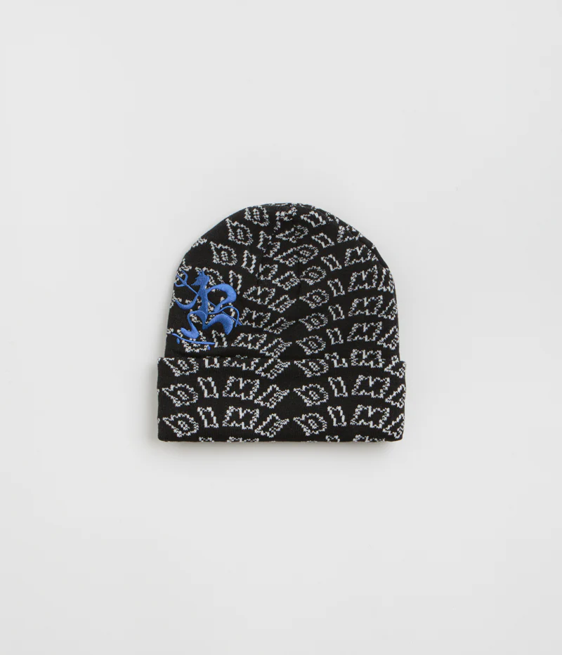 Dime Chopper Fold Beanie - Black