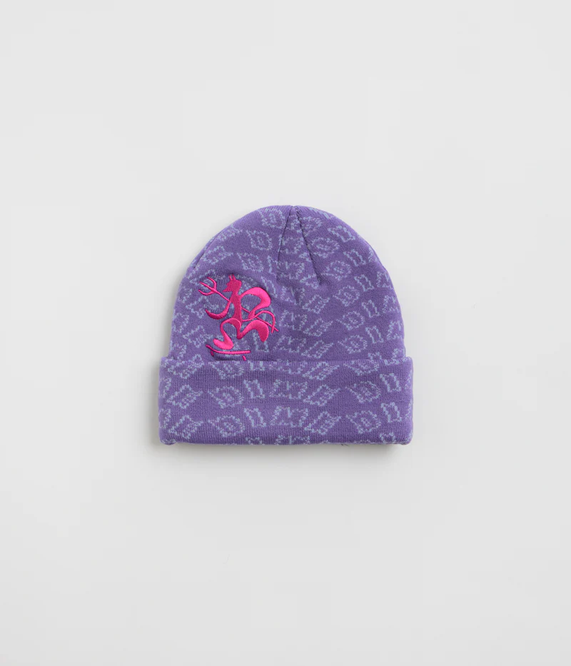Dime Chopper Fold Beanie - Lavender