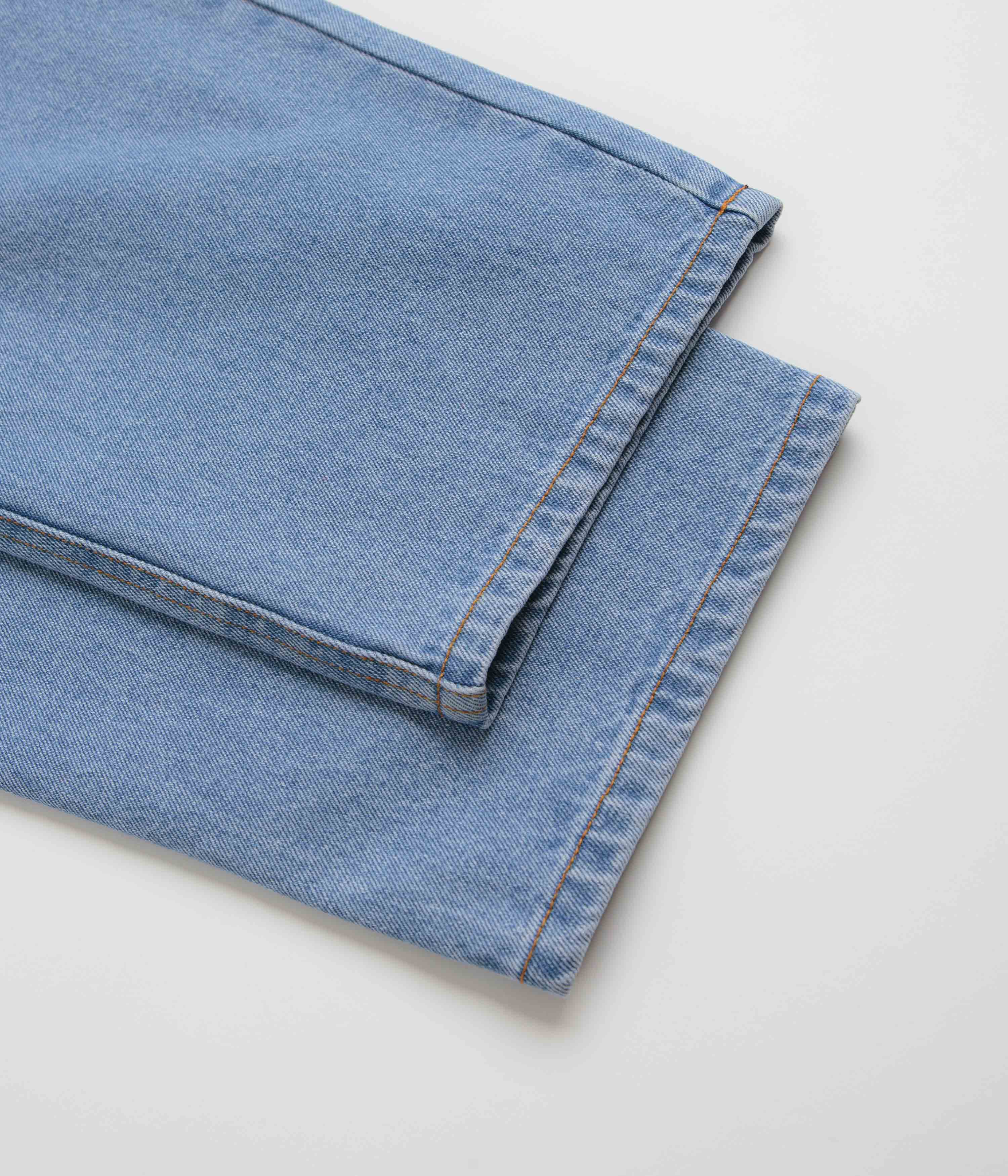 Dime Classic Baggy Jeans - Blue Washed - Image 9