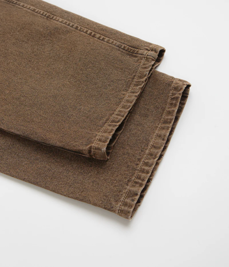 Dime Classic Baggy Jeans - Dipped Sandblasted Brown - Image 9