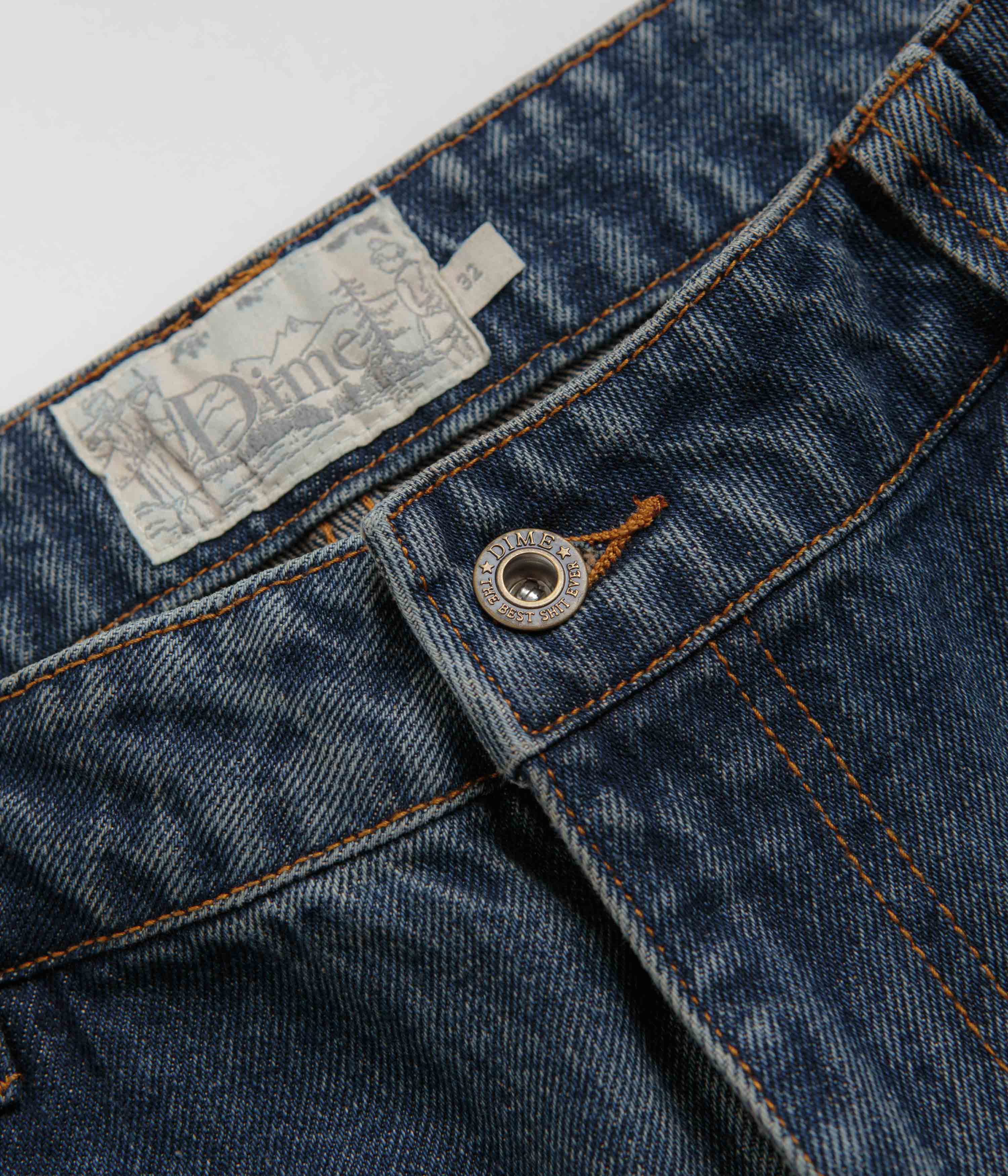 Dime Classic Baggy Jeans - Stone Washed - Image 7