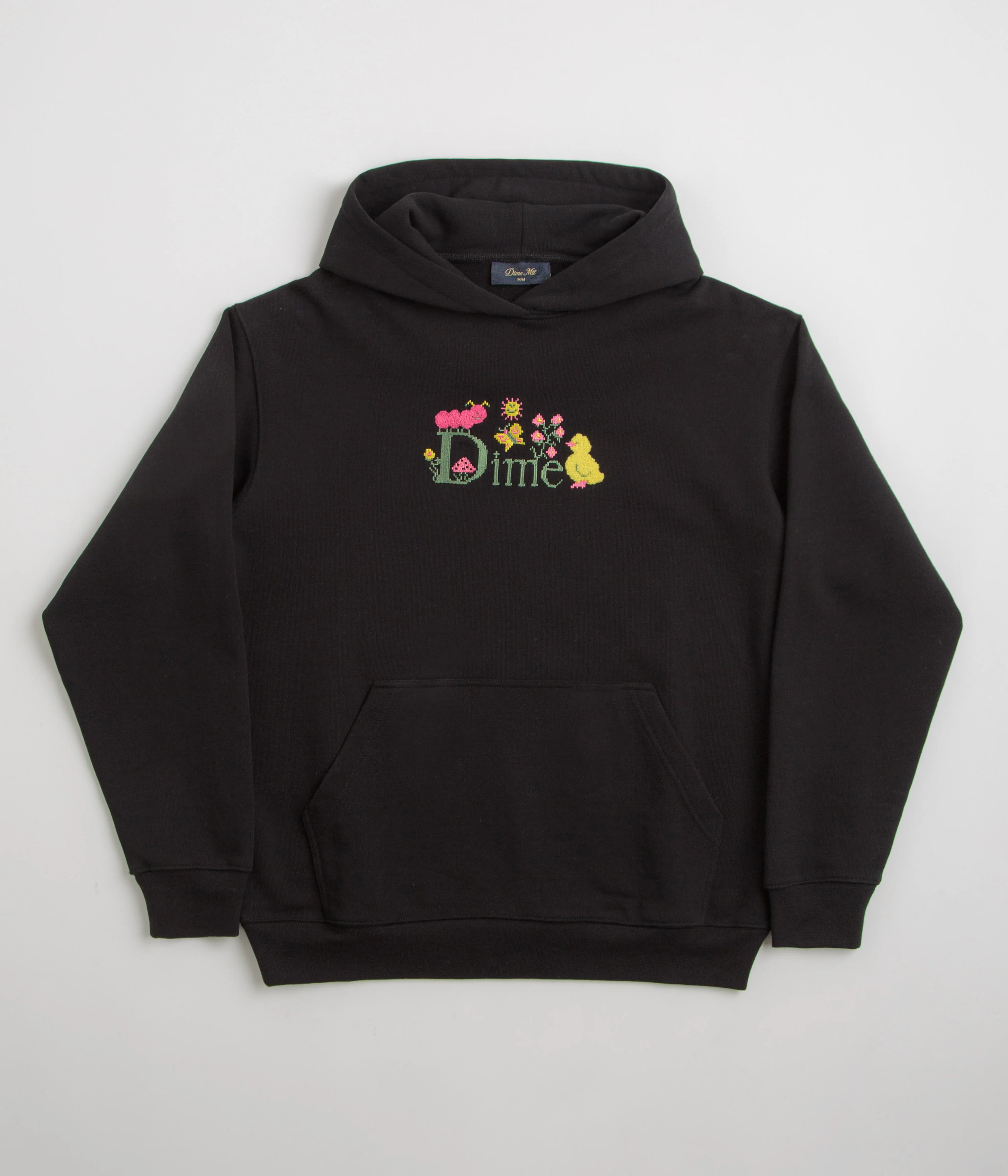 Dime Classic Cross Stitch Hoodie - Black