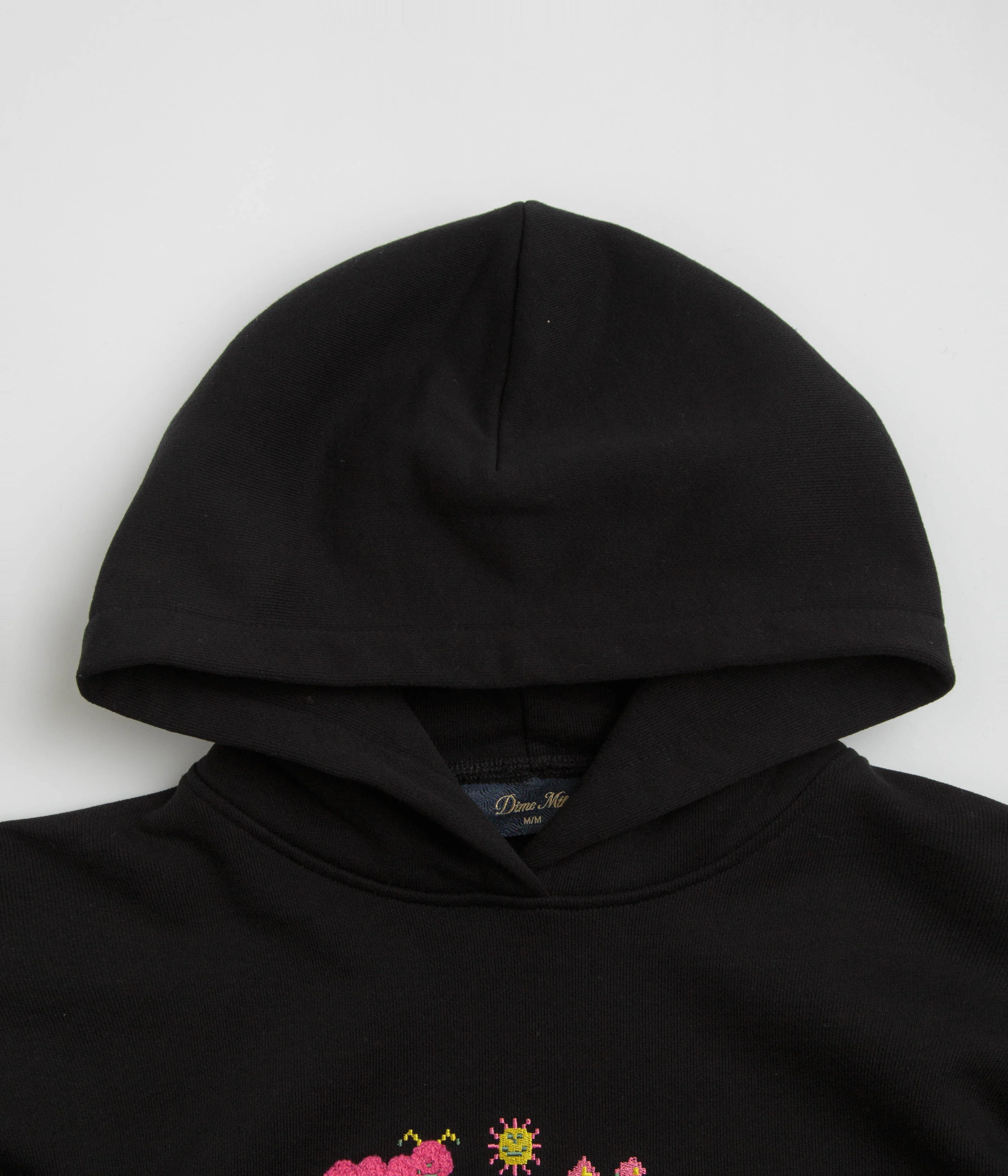 Dime Classic Cross Stitch Hoodie - Black - Image 2