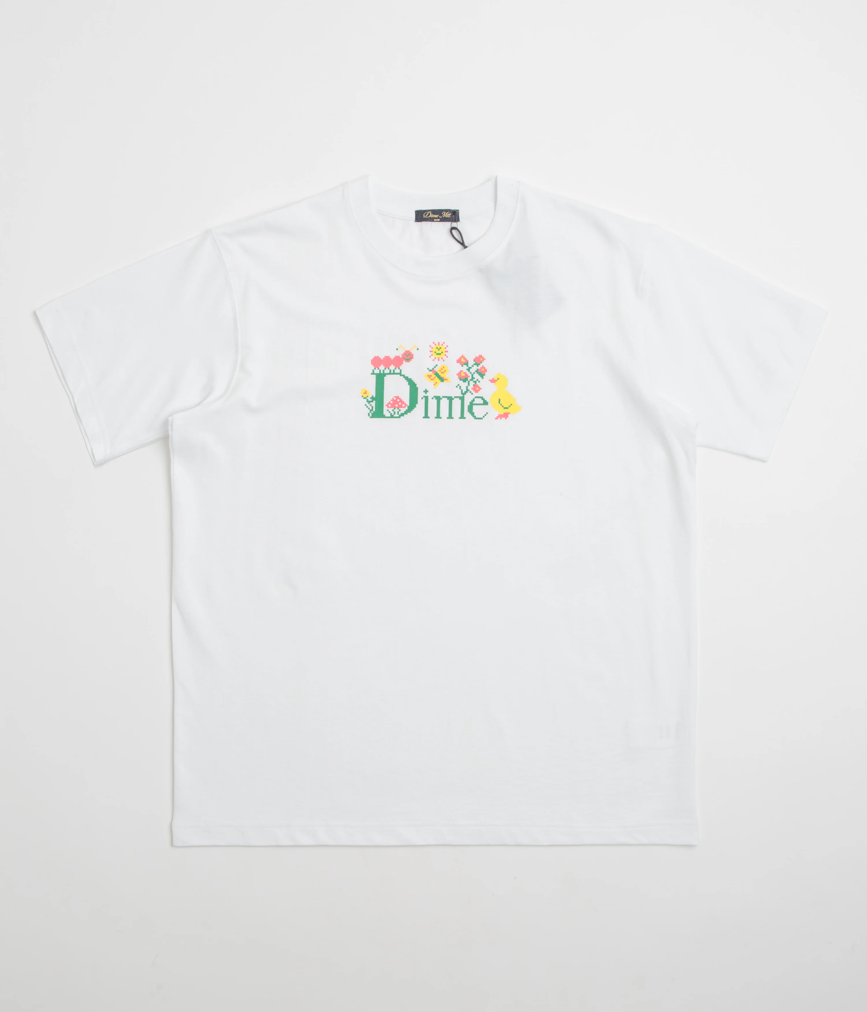 Dime Classic Cross Stitch T-Shirt - White