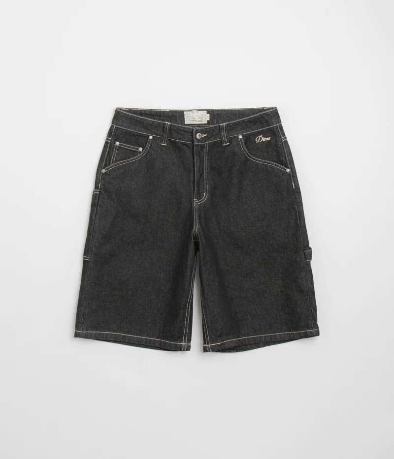 Dime Classic Denim Shorts - Black Washed