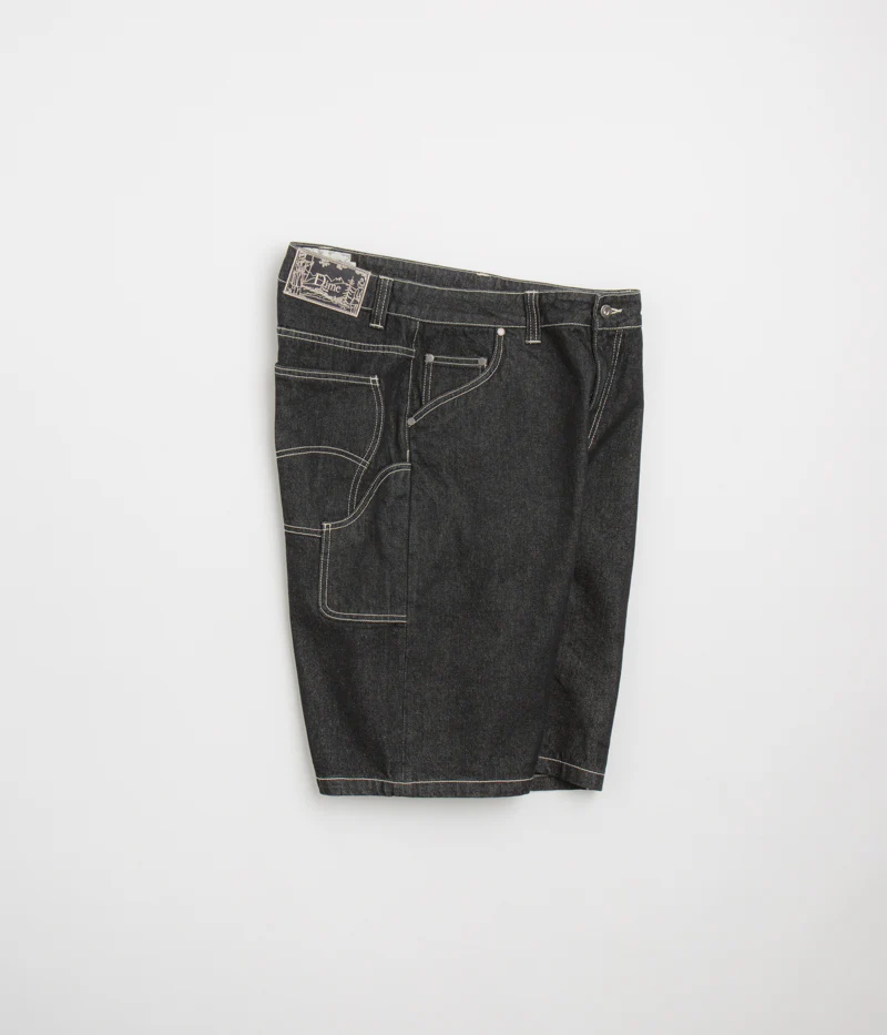 Dime Classic Denim Shorts - Black Washed - Image 2