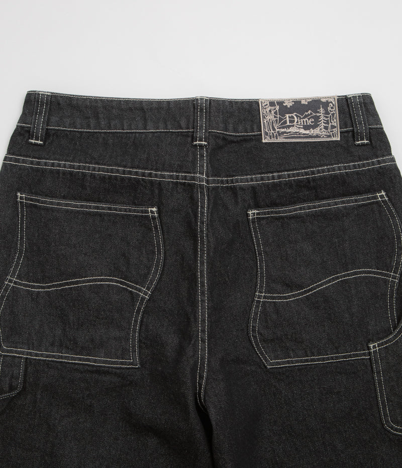 Dime Classic Denim Shorts - Black Washed - Image 6