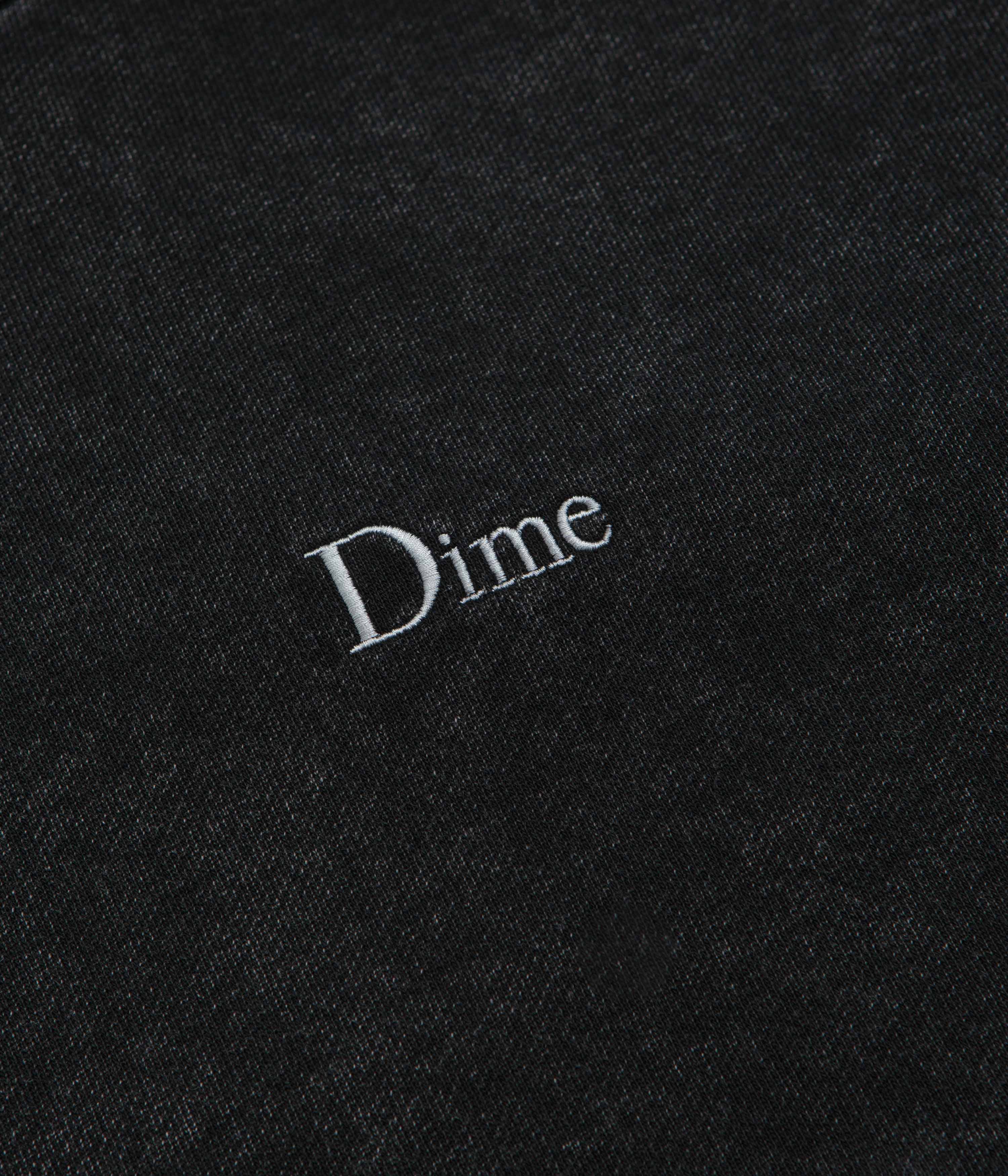 Dime Classic French Terry Hoodie - Faded Black - Image 3