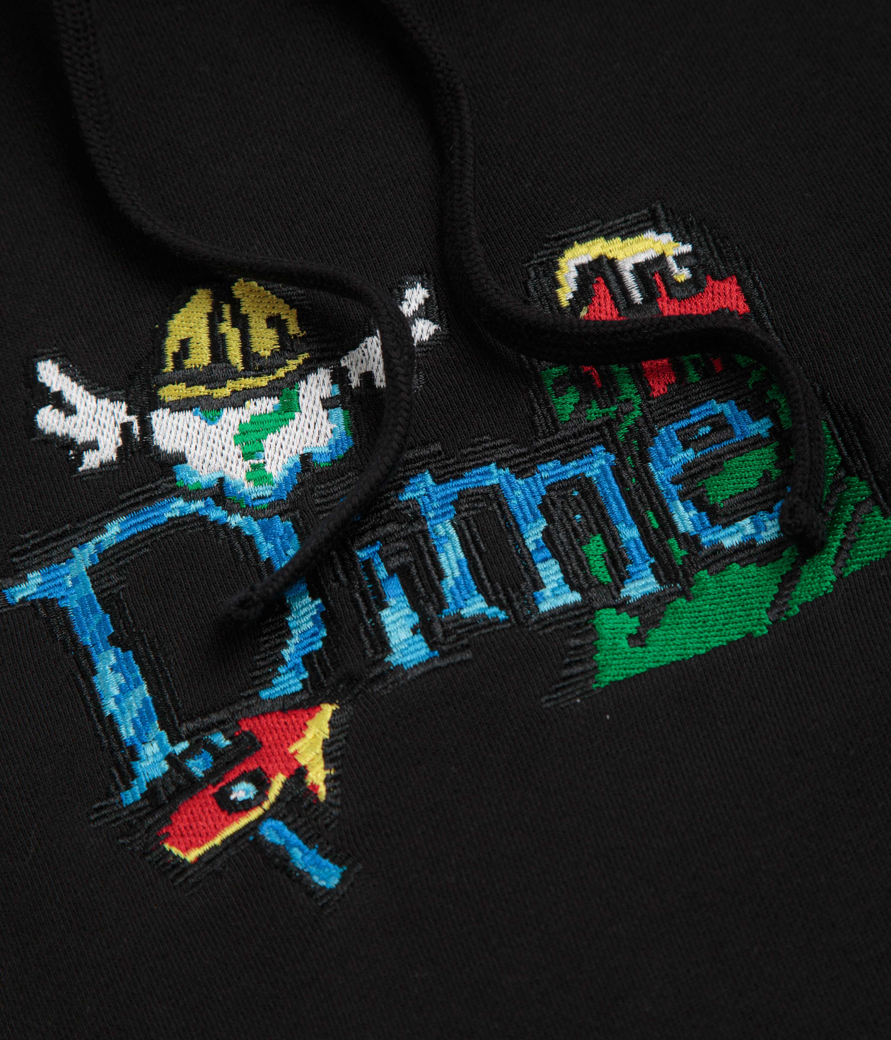 Dime Classic Fuzzy Hoodie - Black - Image 3