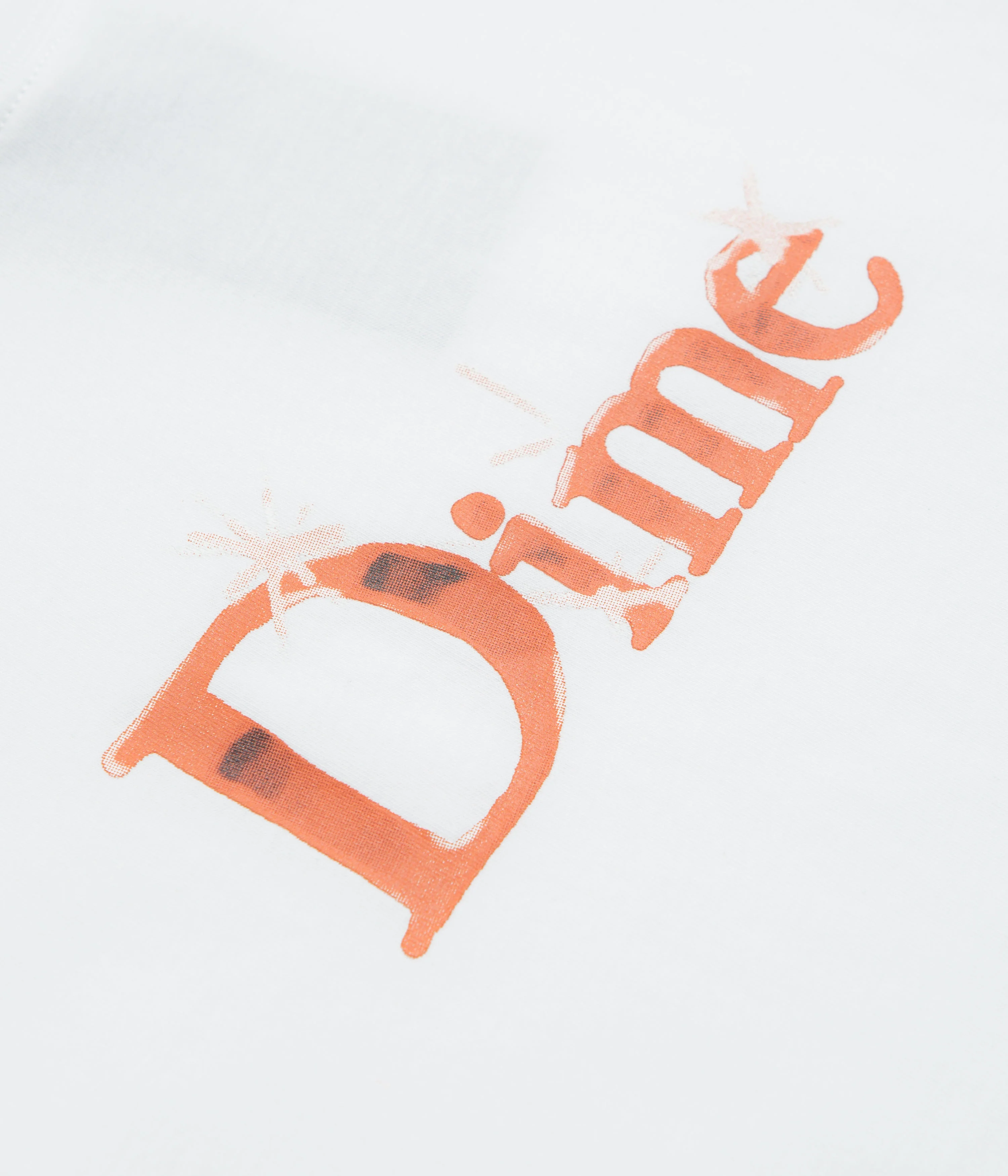 Dime Classic Shiny T-Shirt - White - Image 3