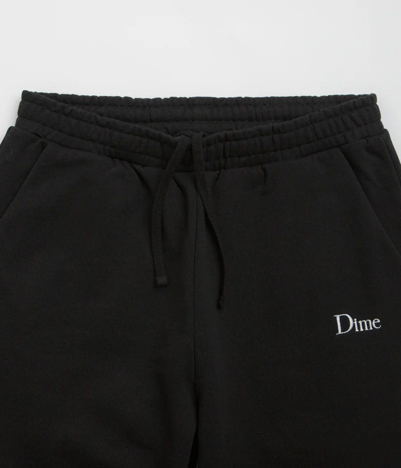 Dime Classic Small Logo Sweatpants - Black - Image 4